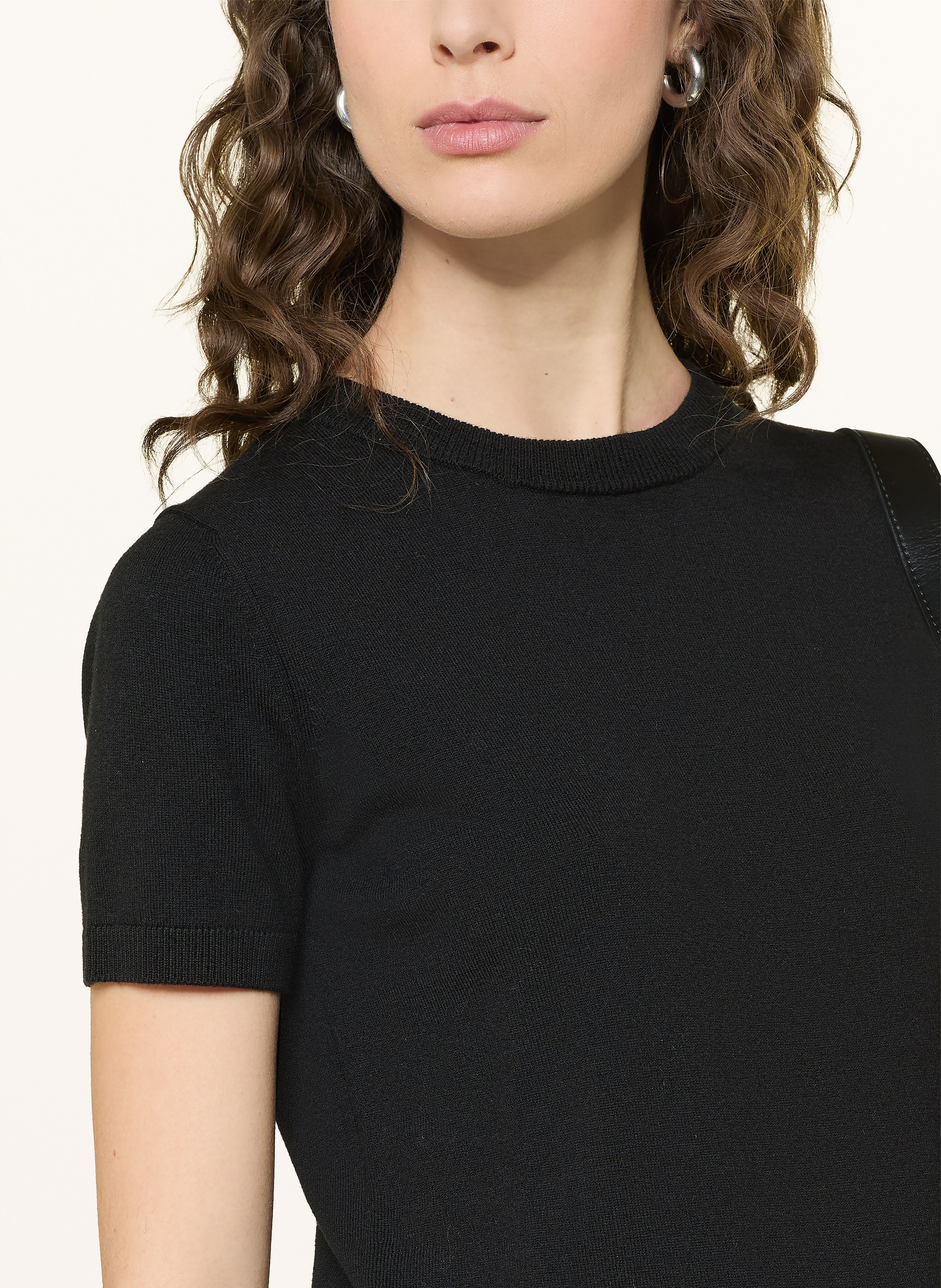 Thumbnail - S Max Mara Strickshirt Magenta schwarz