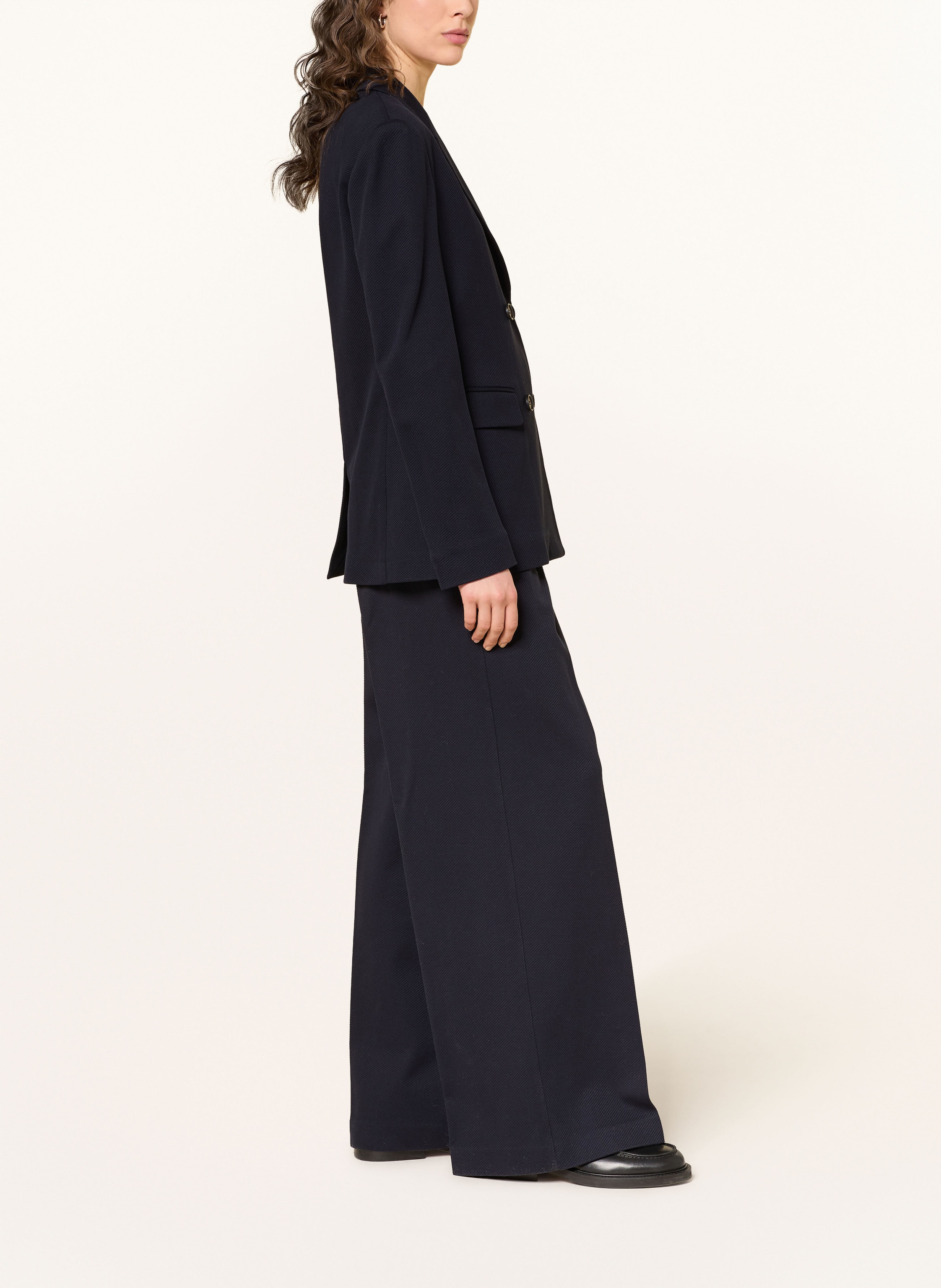 Thumbnail - Mm By Max Mara Marlenehose Panno Aus Jersey blau