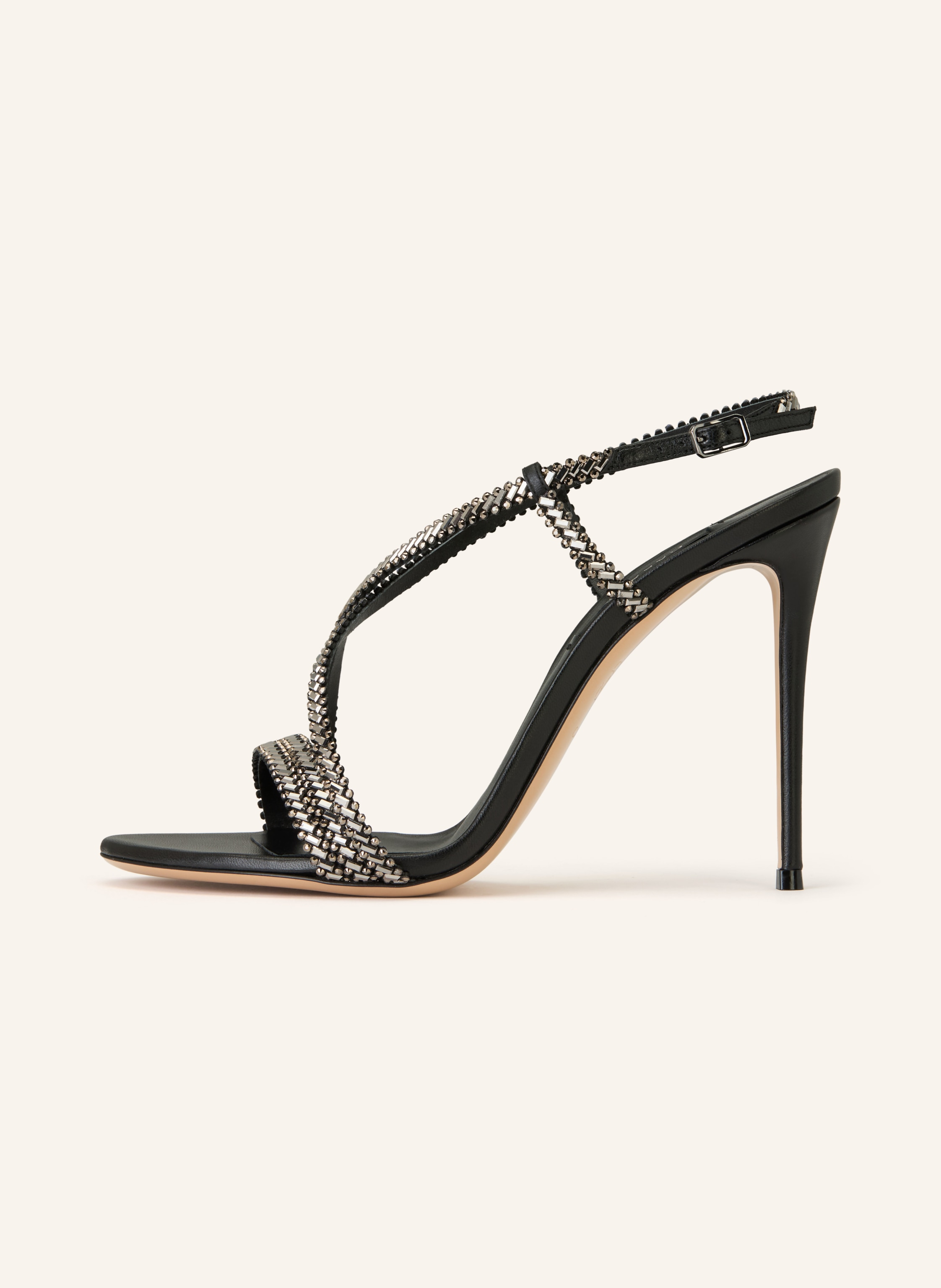 Thumbnail - Casadei Sandaletten Josephine Julia Mit Schmucksteinen silber