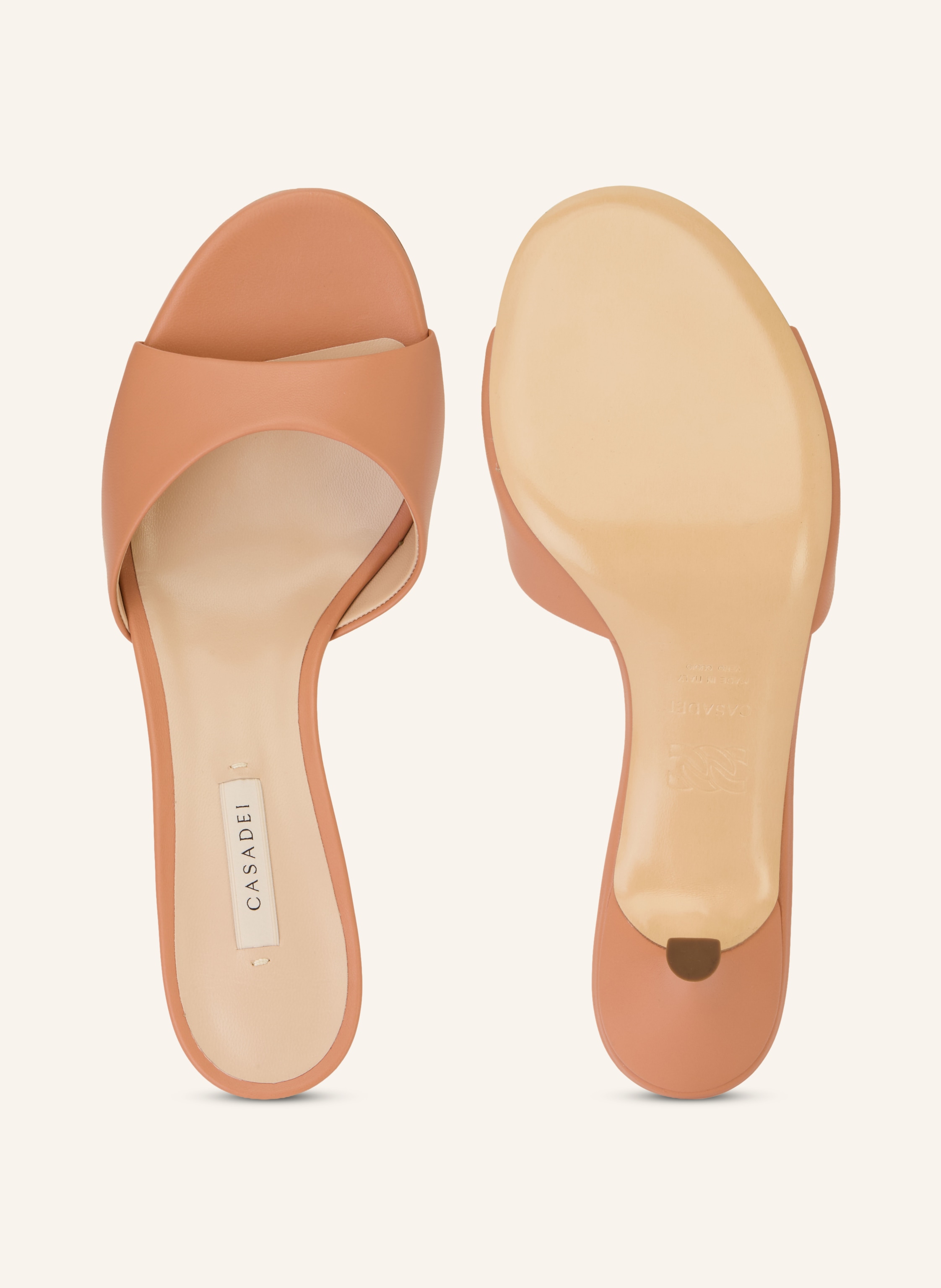 Thumbnail - Casadei Mules Julia Jolly braun
