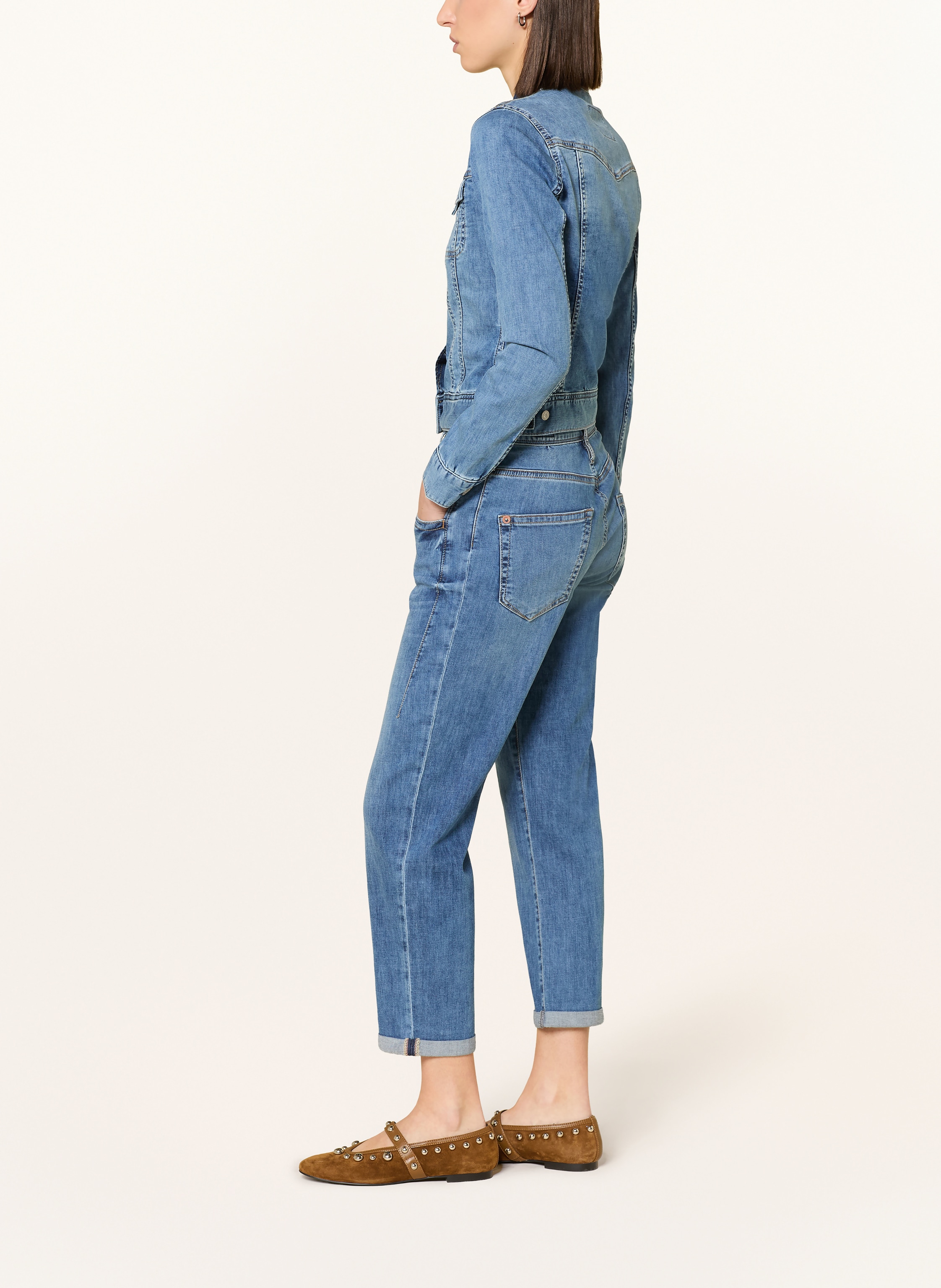 Thumbnail - Herrlicher Straight Jeans Shyra blau