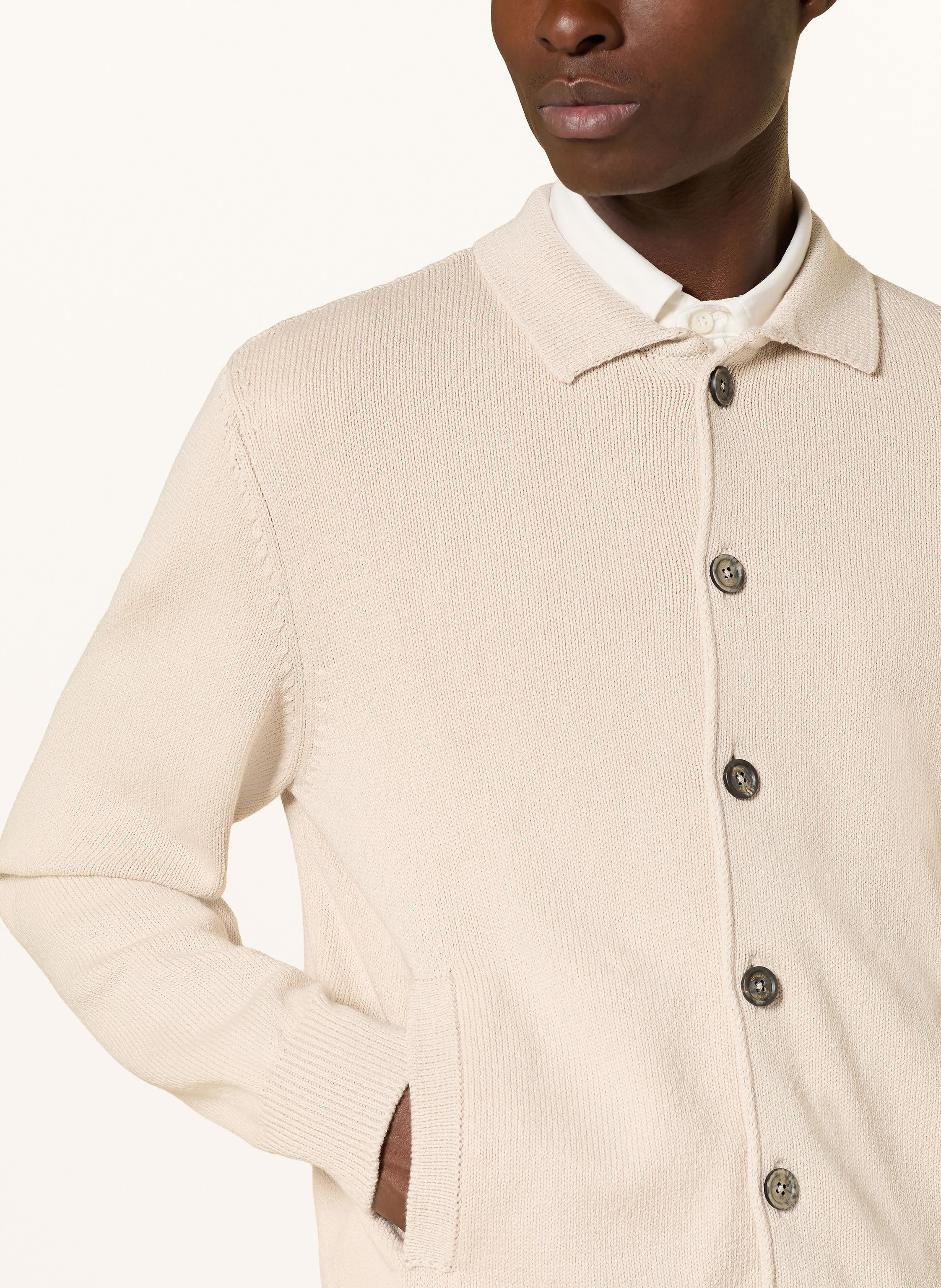 Thumbnail - Eleventy Strickjacke beige