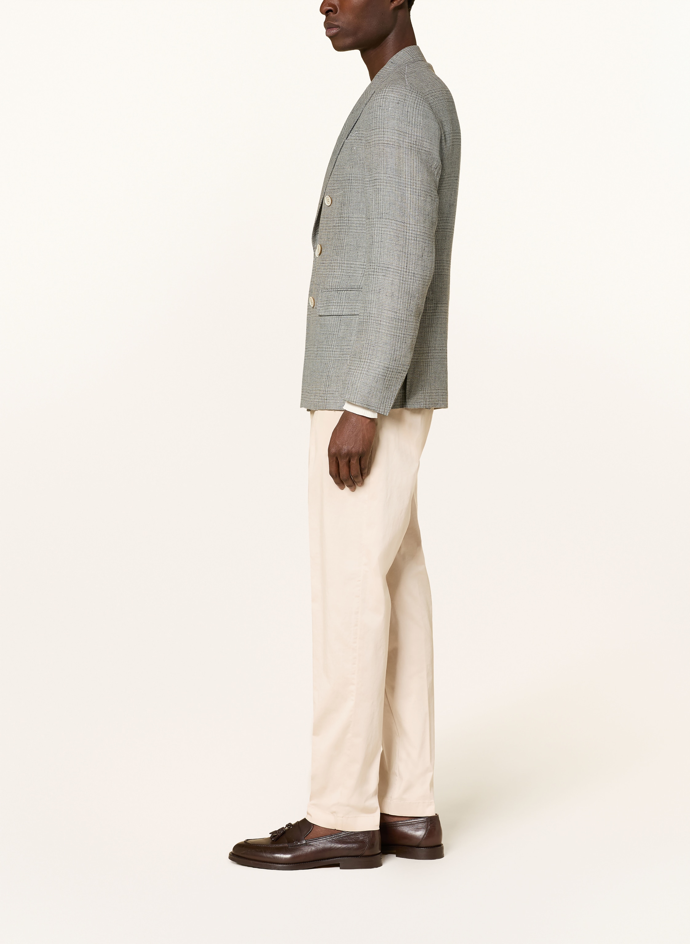 Thumbnail - Eleventy Chino Extra Slim Fit beige