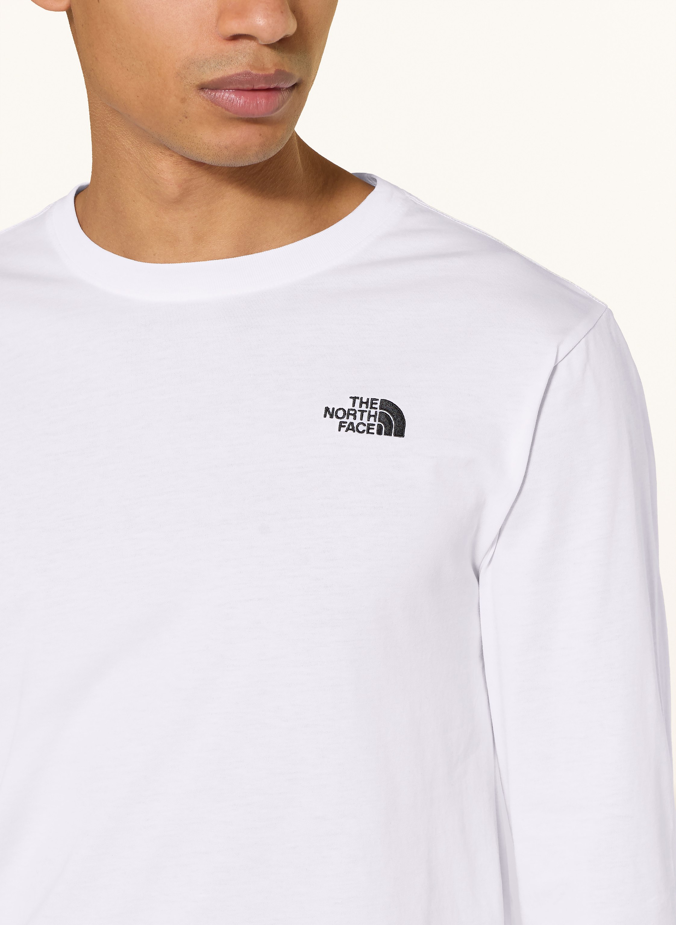 Thumbnail - The North Face Longsleeve Evolution Simple Dome weiss
