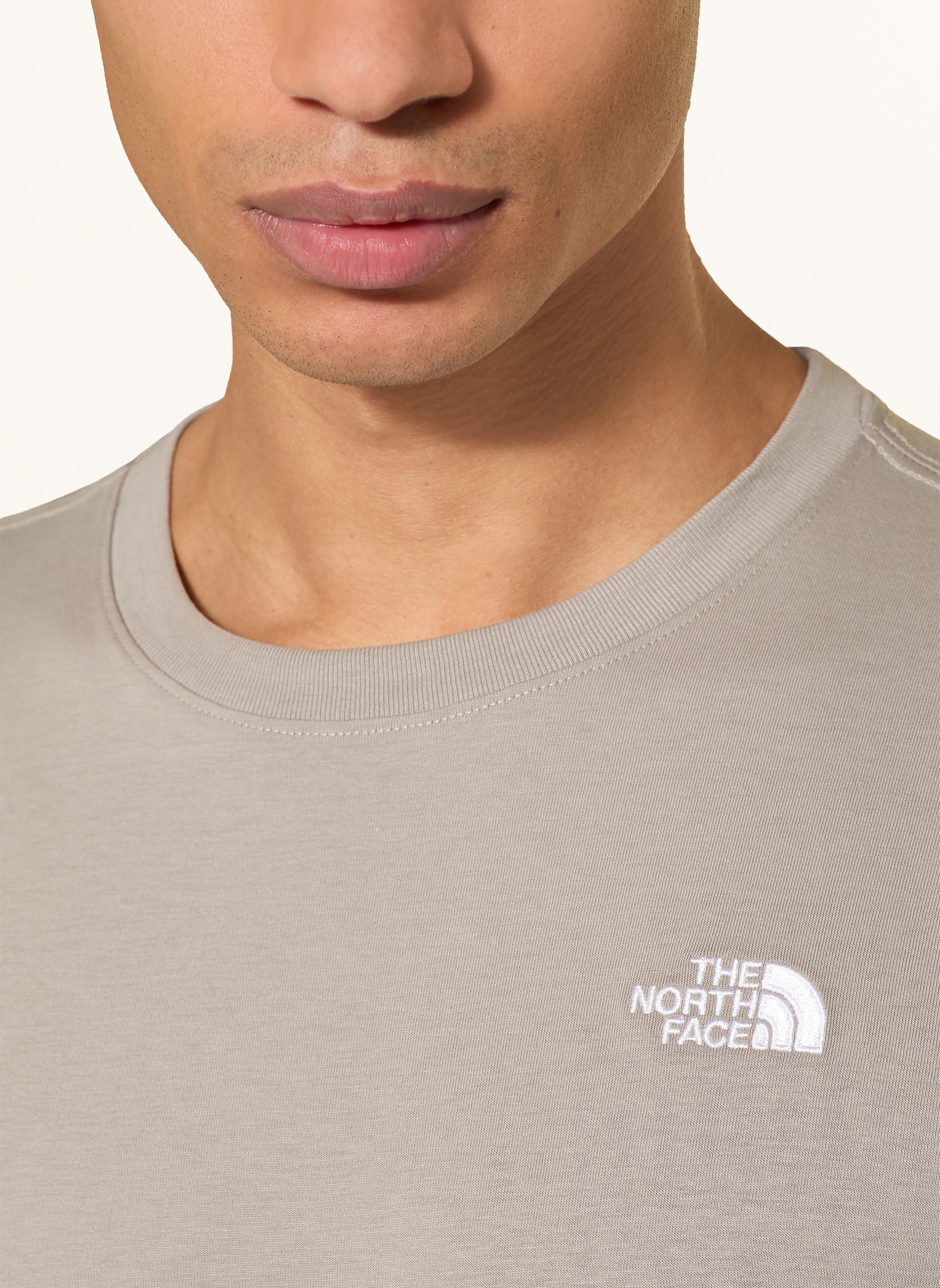 Thumbnail - The North Face T-Shirt Evolution Simple Dome beige
