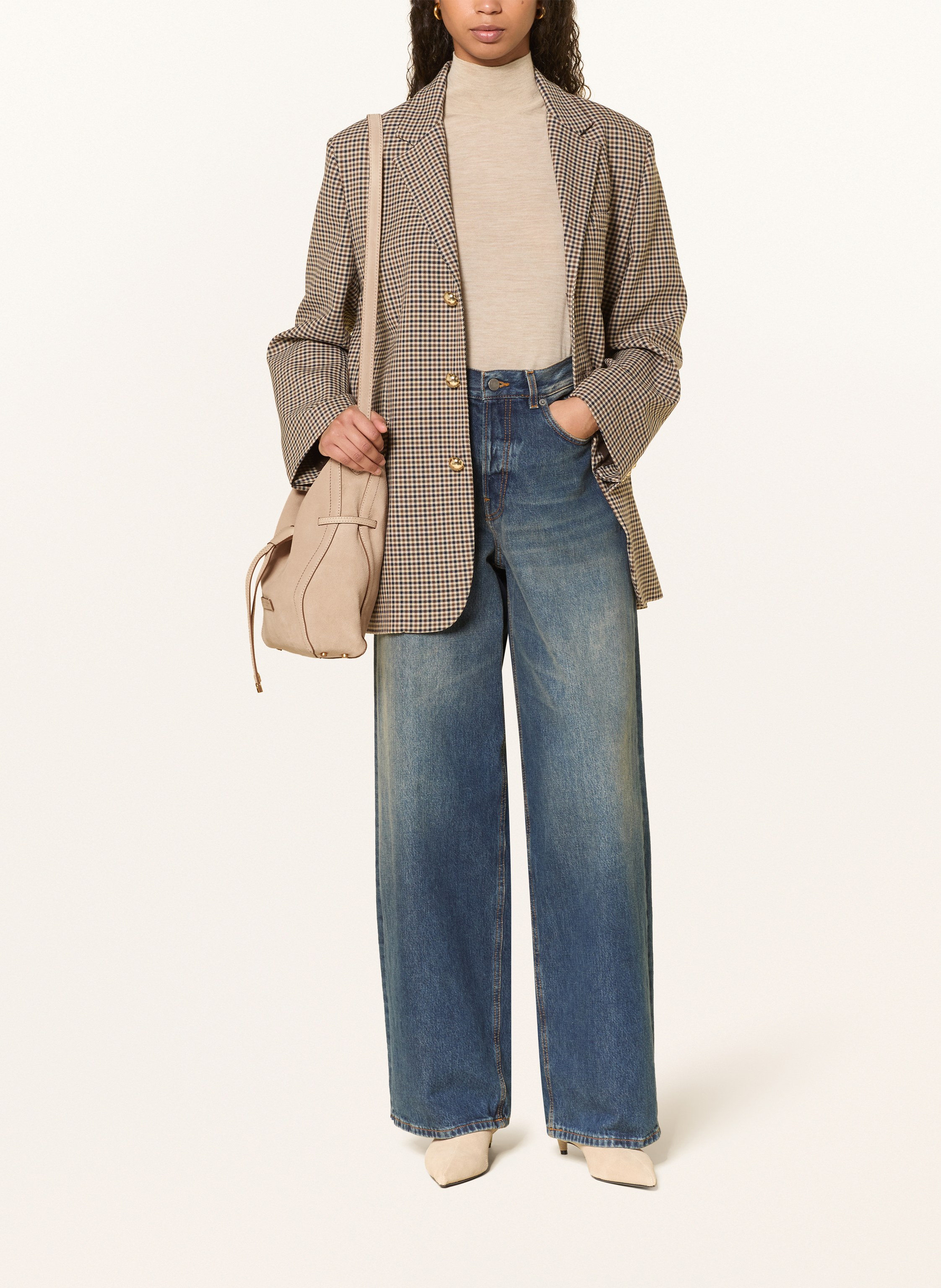 Thumbnail - Gianni Chiarini Beuteltasche Sienna beige