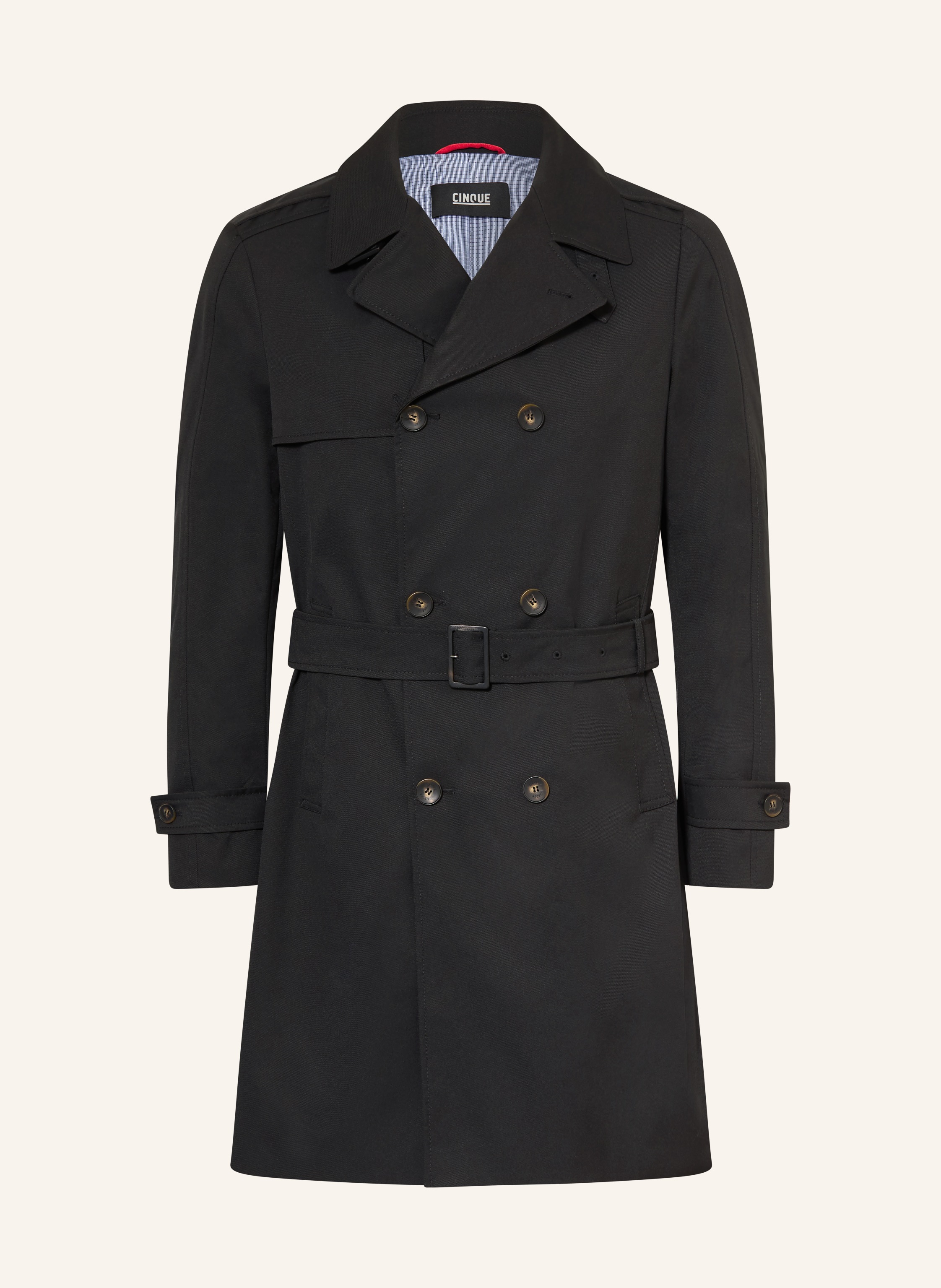 Cinque Trenchcoat Ciaberdeen schwarz