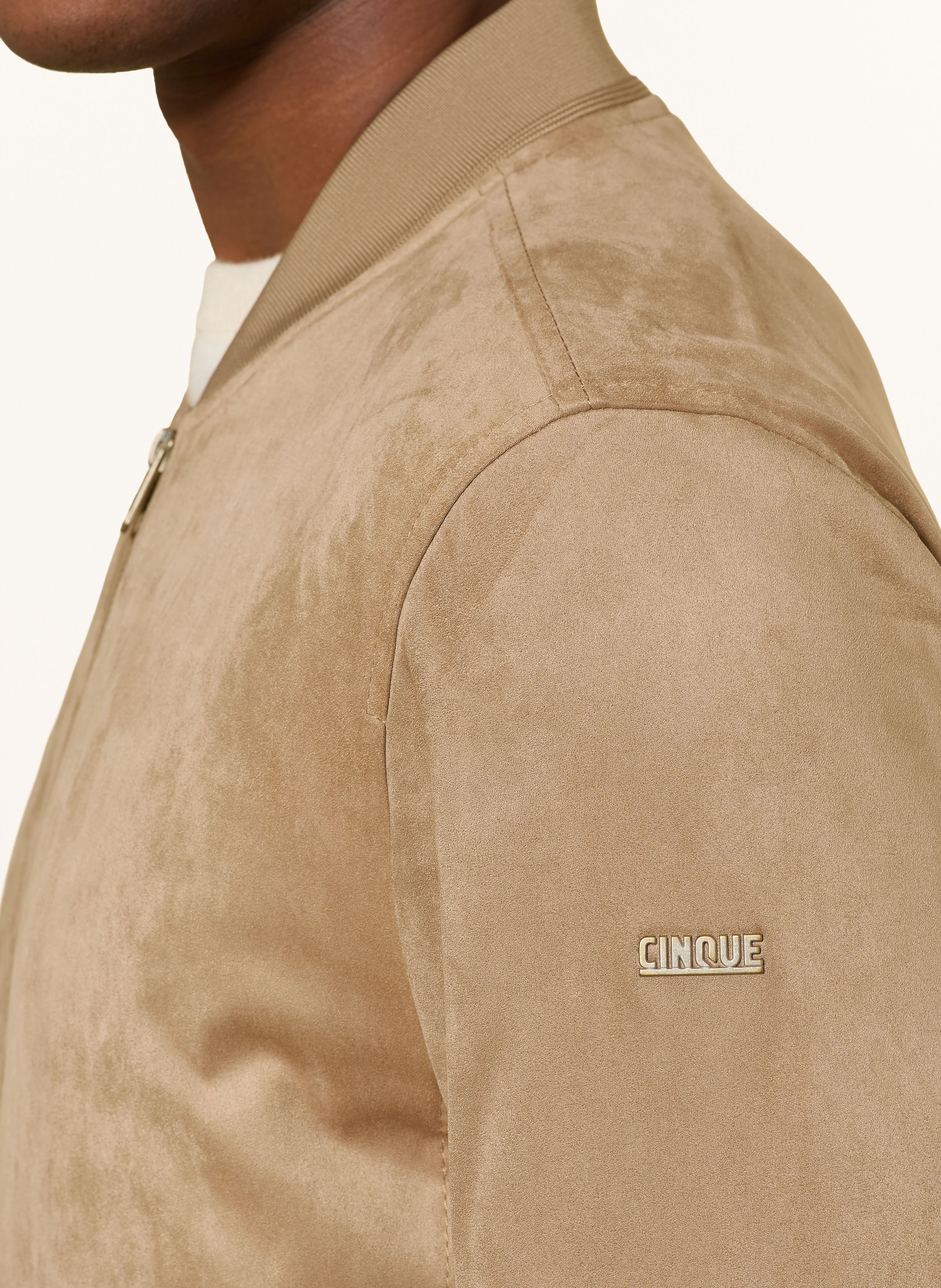 Thumbnail - Cinque Blouson Cirapid In Lederoptik braun