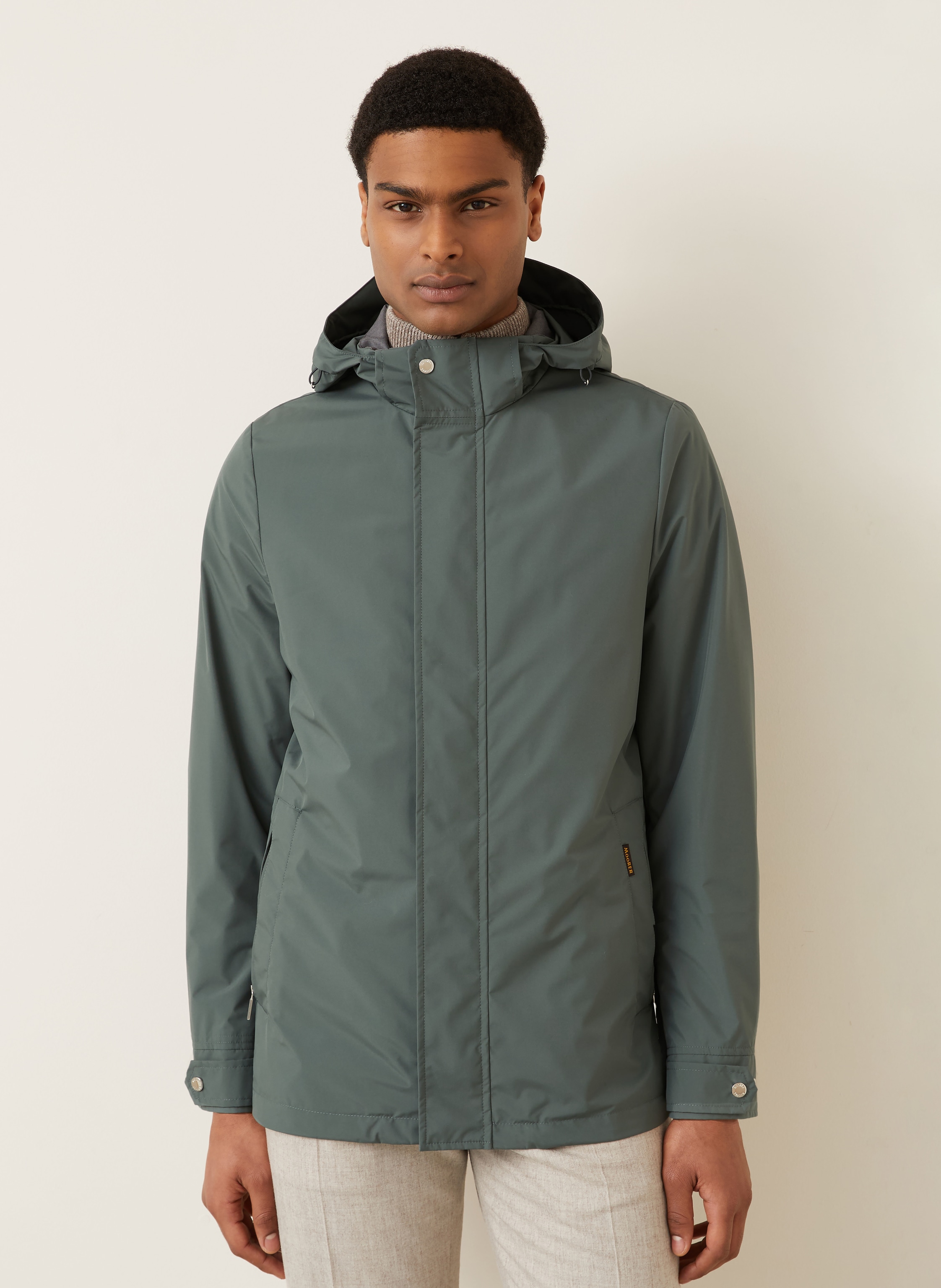 Thumbnail - Moorer Parka Mit Abnehmbarer Kapuze gruen