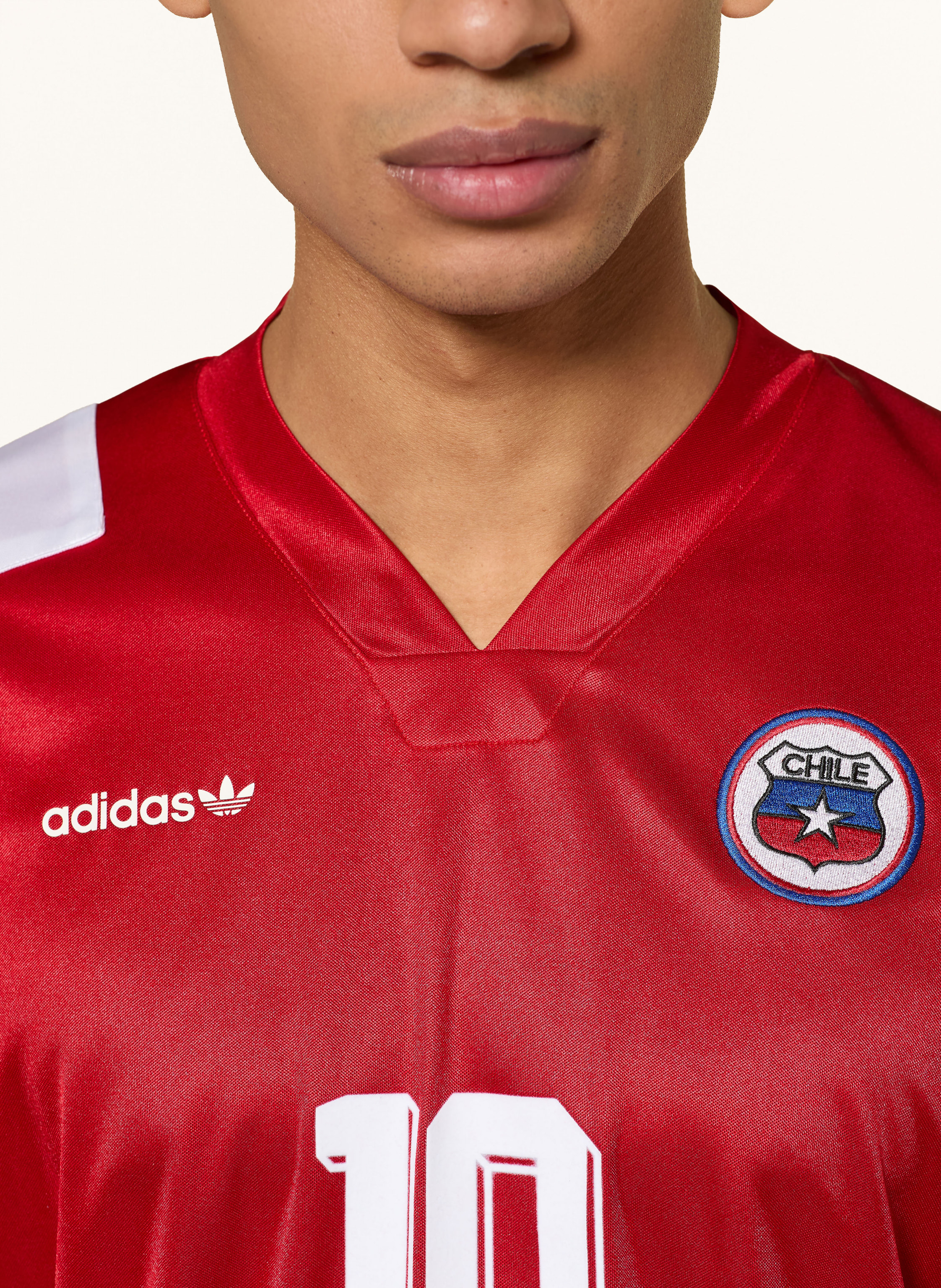 Thumbnail - Adidas Heimtrikot Anfp Chile 93/94 Für Herren rot