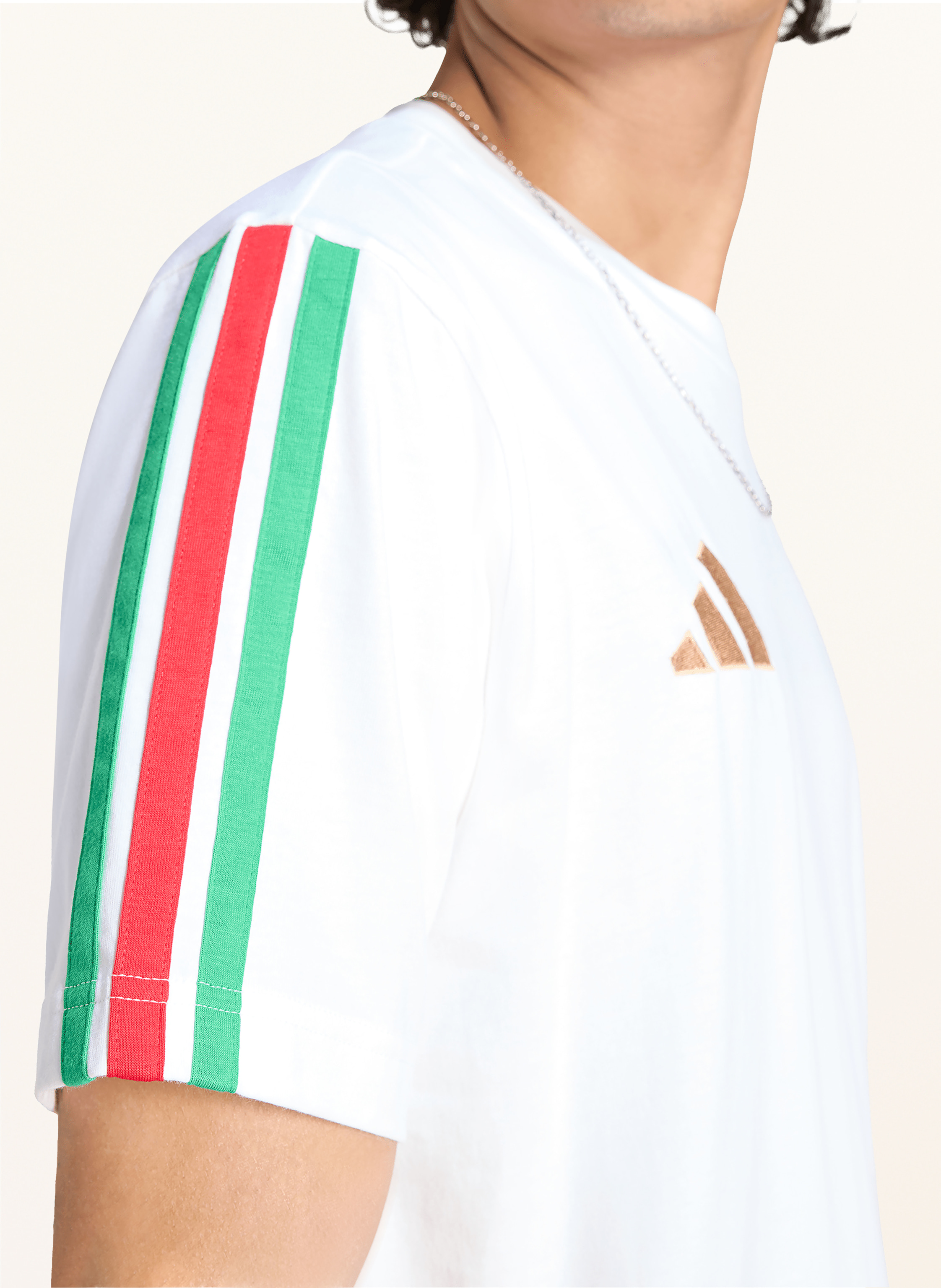 Thumbnail - Adidas T-Shirt Italien Dna weiss