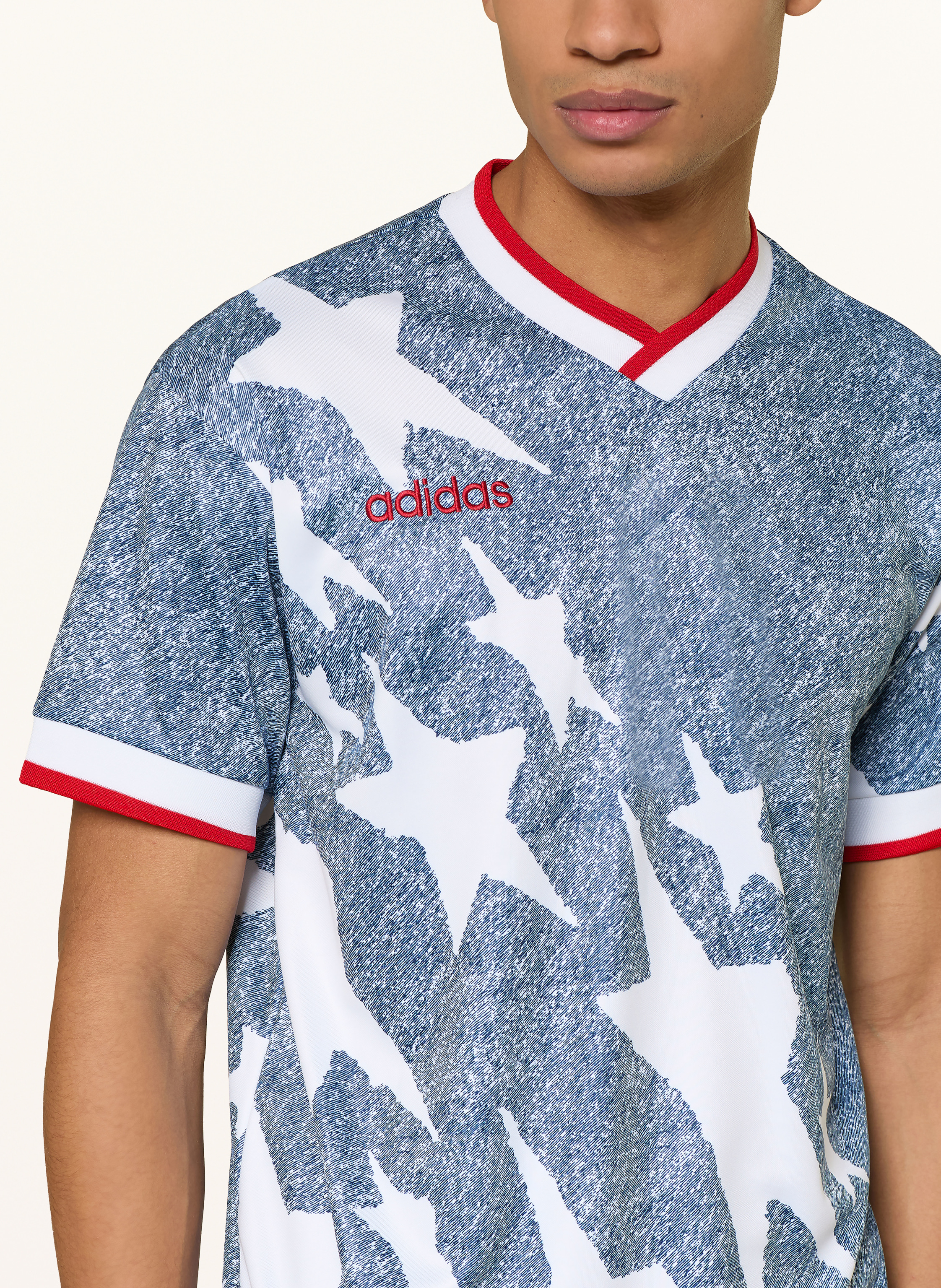Thumbnail - Adidas Trikot Denim Jersey weiss