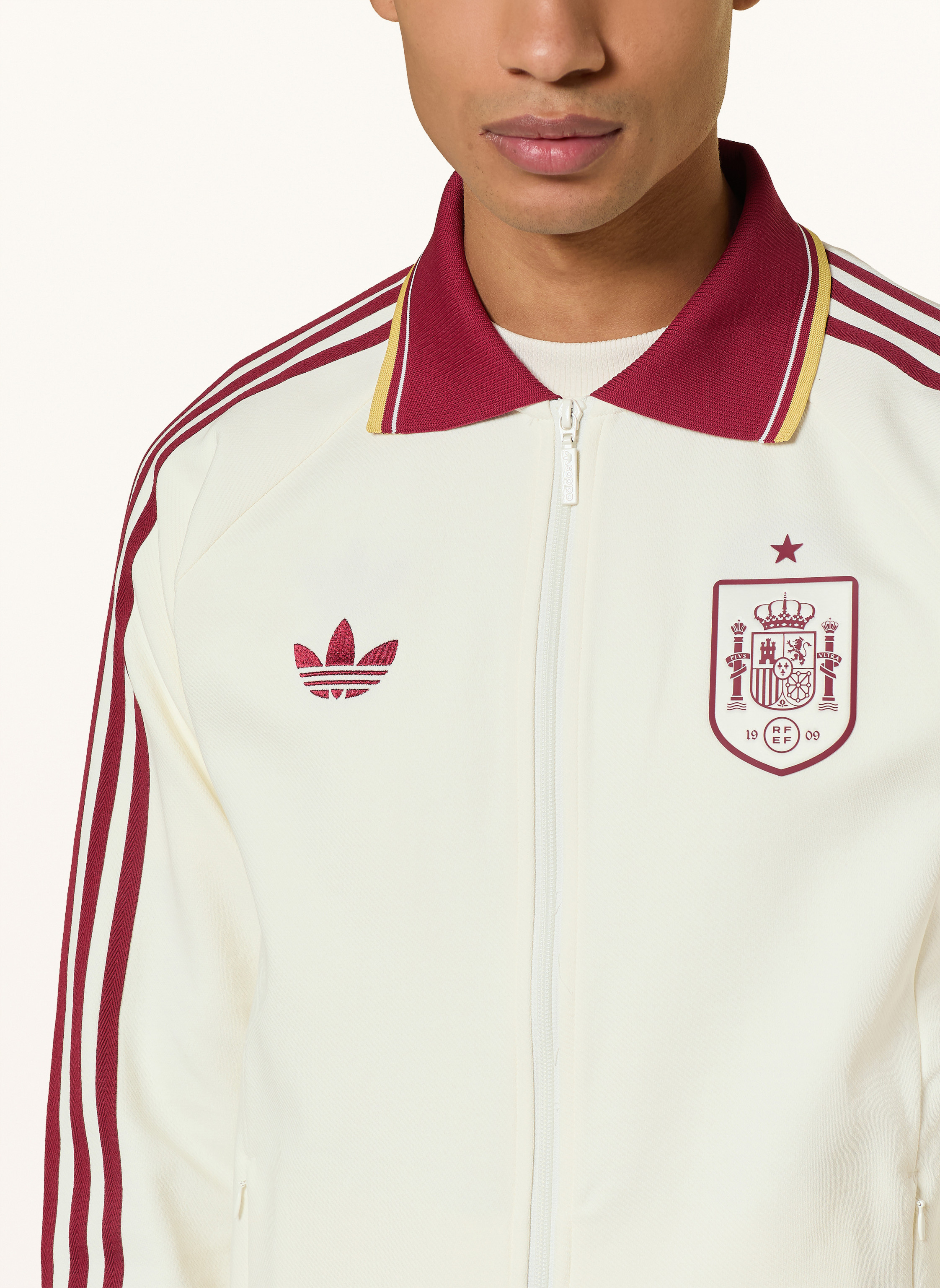 Thumbnail - Adidas Trainingsjacke Spanien Auswärts Anthem weiss