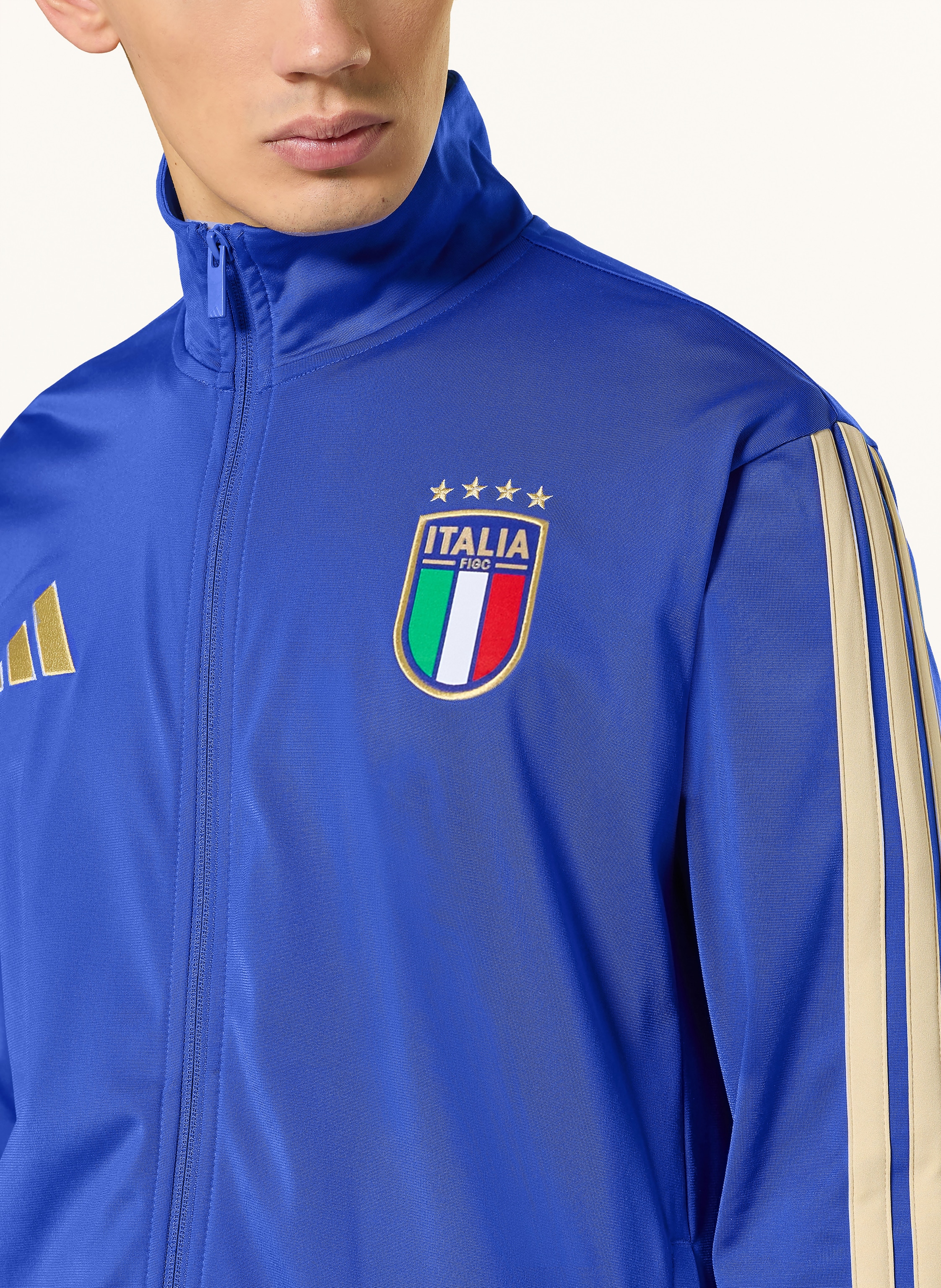 Thumbnail - Adidas Trainingsjacke Figc Italien Dna blau