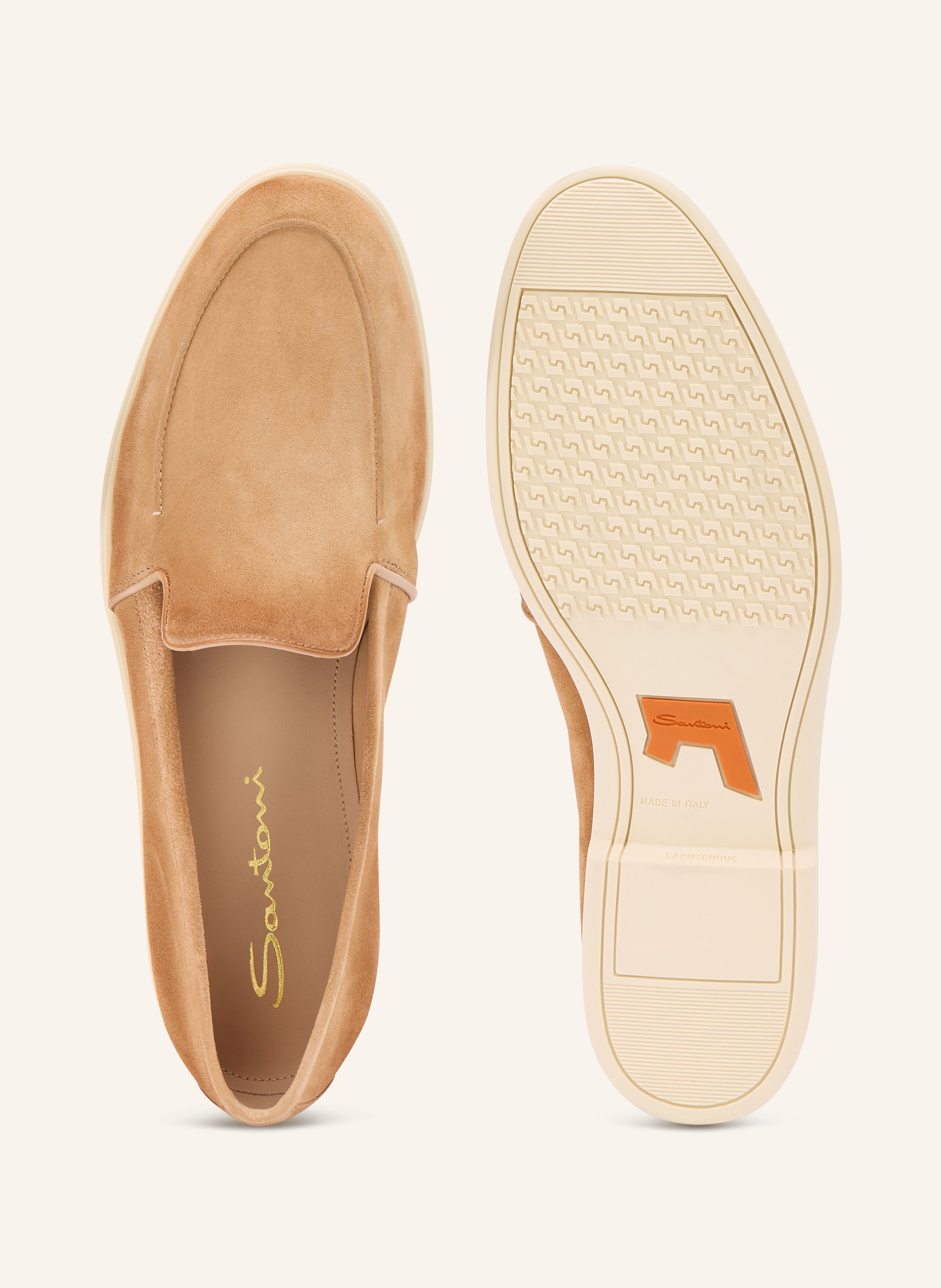 Thumbnail - Santoni Slipper Malibu braun