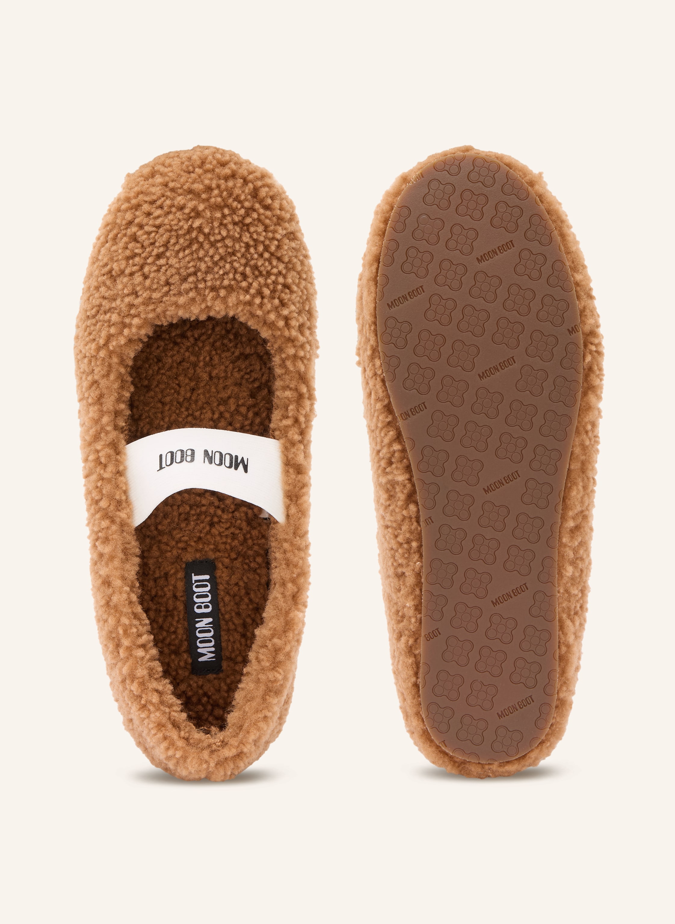 Thumbnail - Moon Boot Mary-Jane-Ballerinas braun