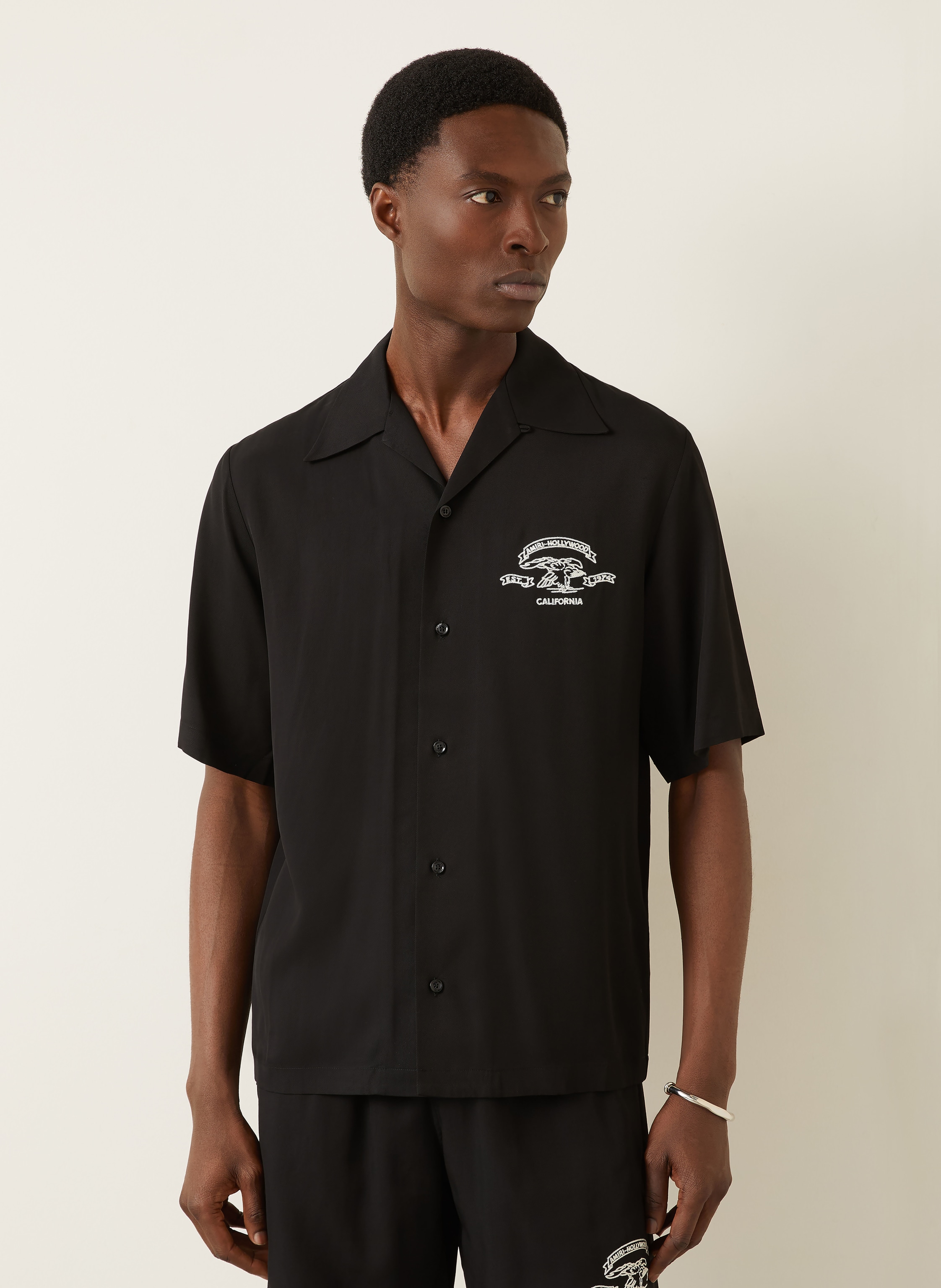 Thumbnail - Amiri Resorthemd Regular Fit schwarz