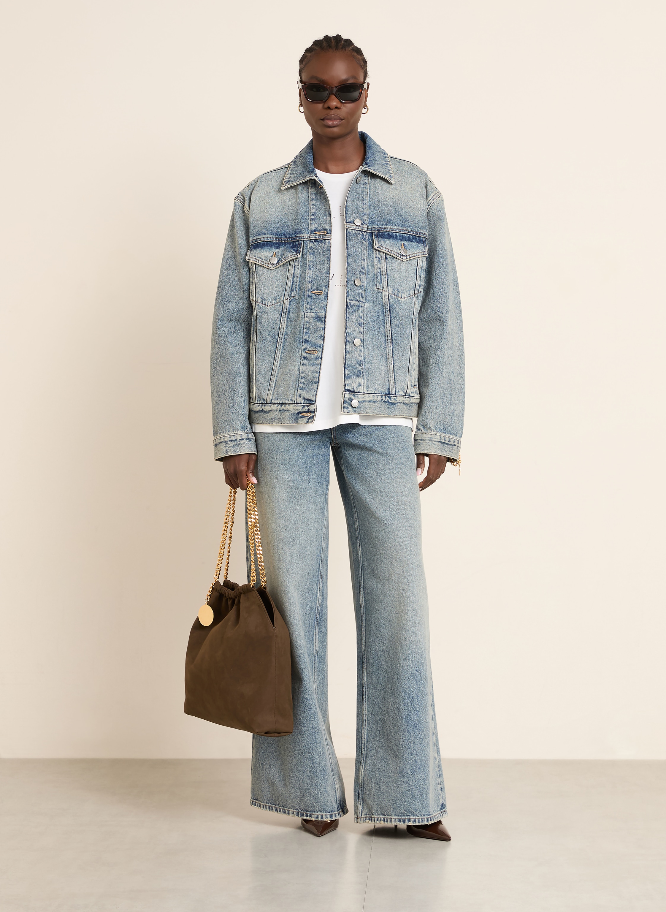 Thumbnail - Stella Mccartney Schultertasche Falabella Medium braun