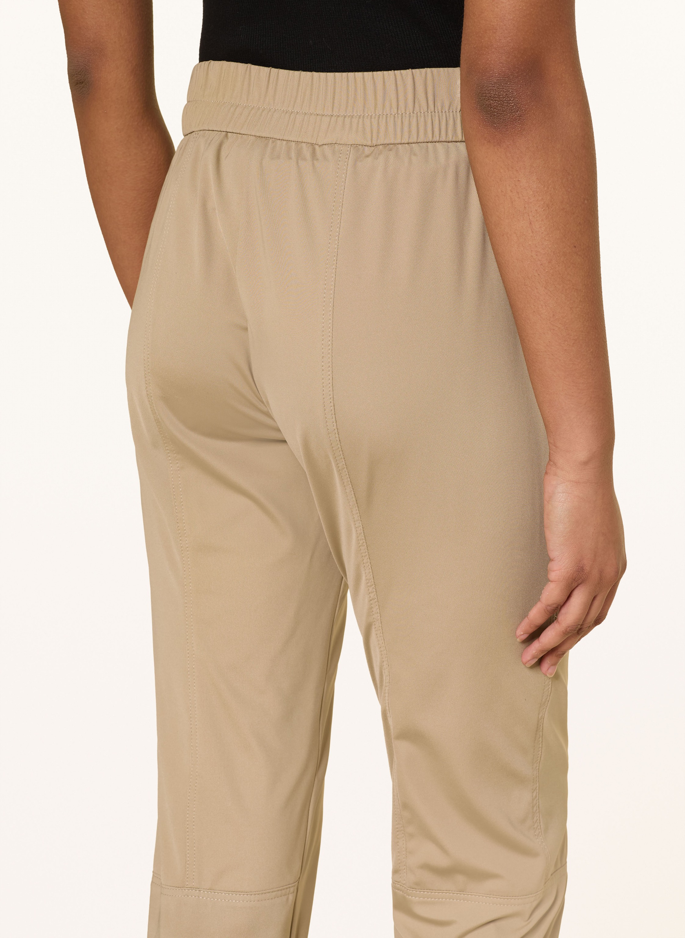 Thumbnail - Marc Cain Hose Rhodos Im Jogging-Stil beige