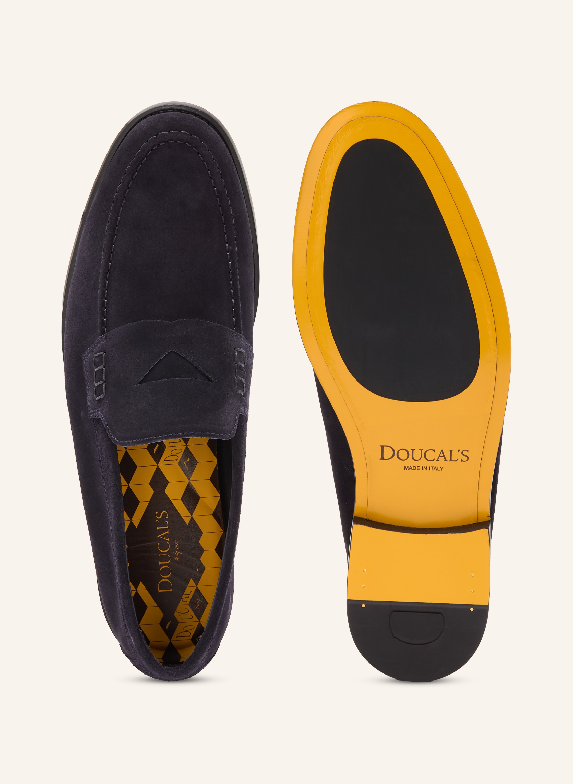 Thumbnail - Doucal's Penny-Loafer blau