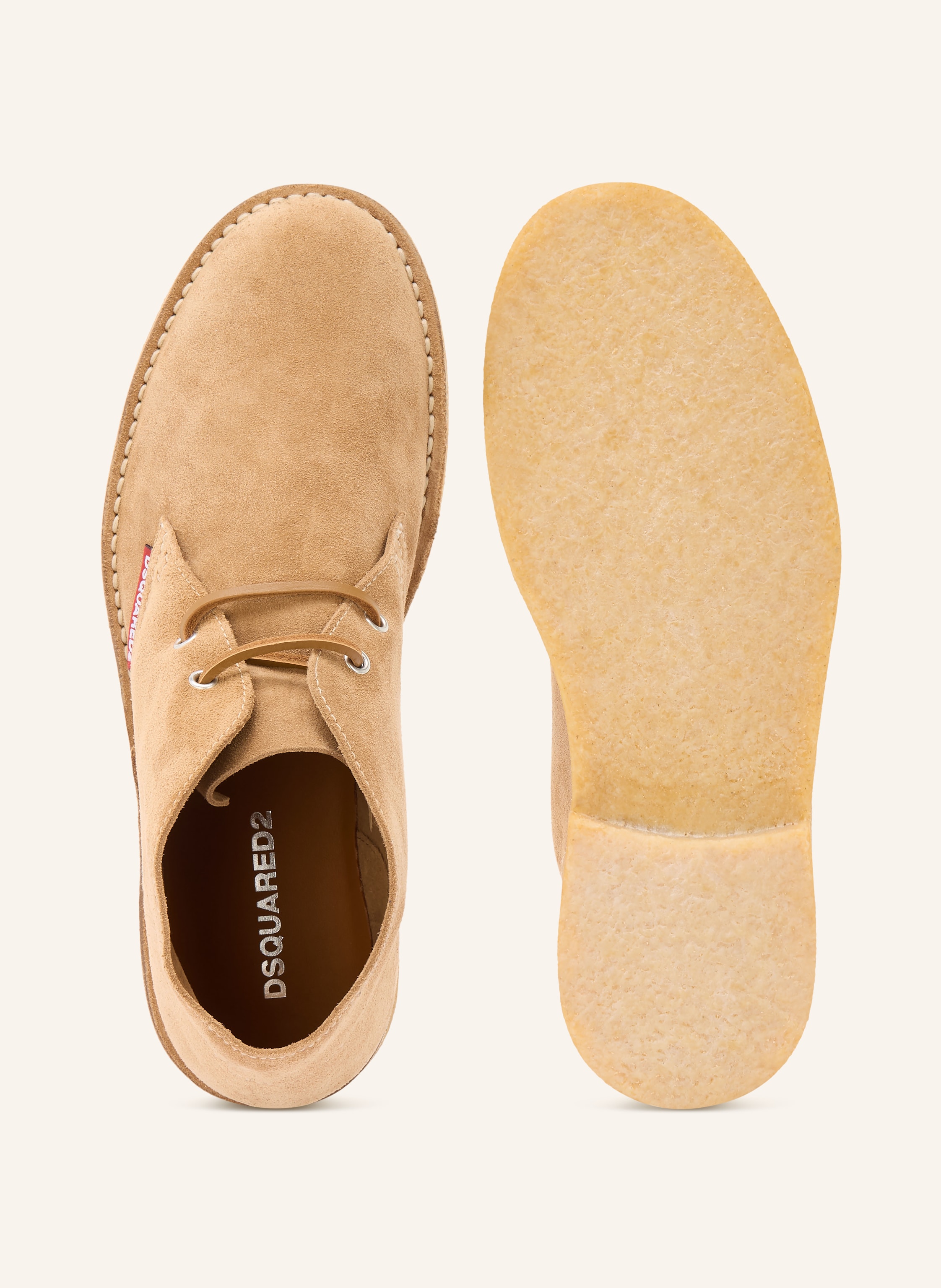 Thumbnail - dsquared2 Desert Boots beige