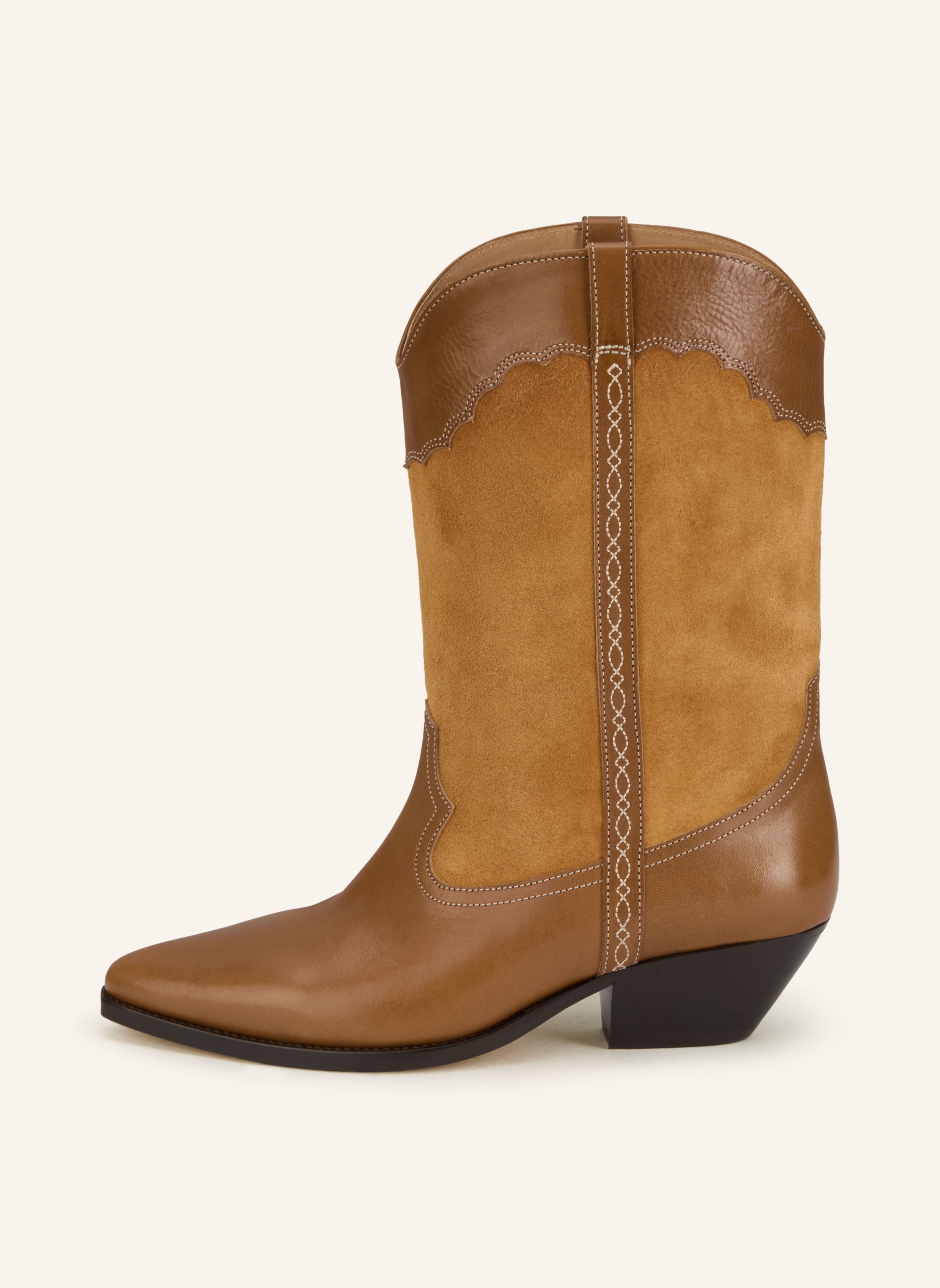 Thumbnail - Isabel Marant Cowboy Boots Duerto braun