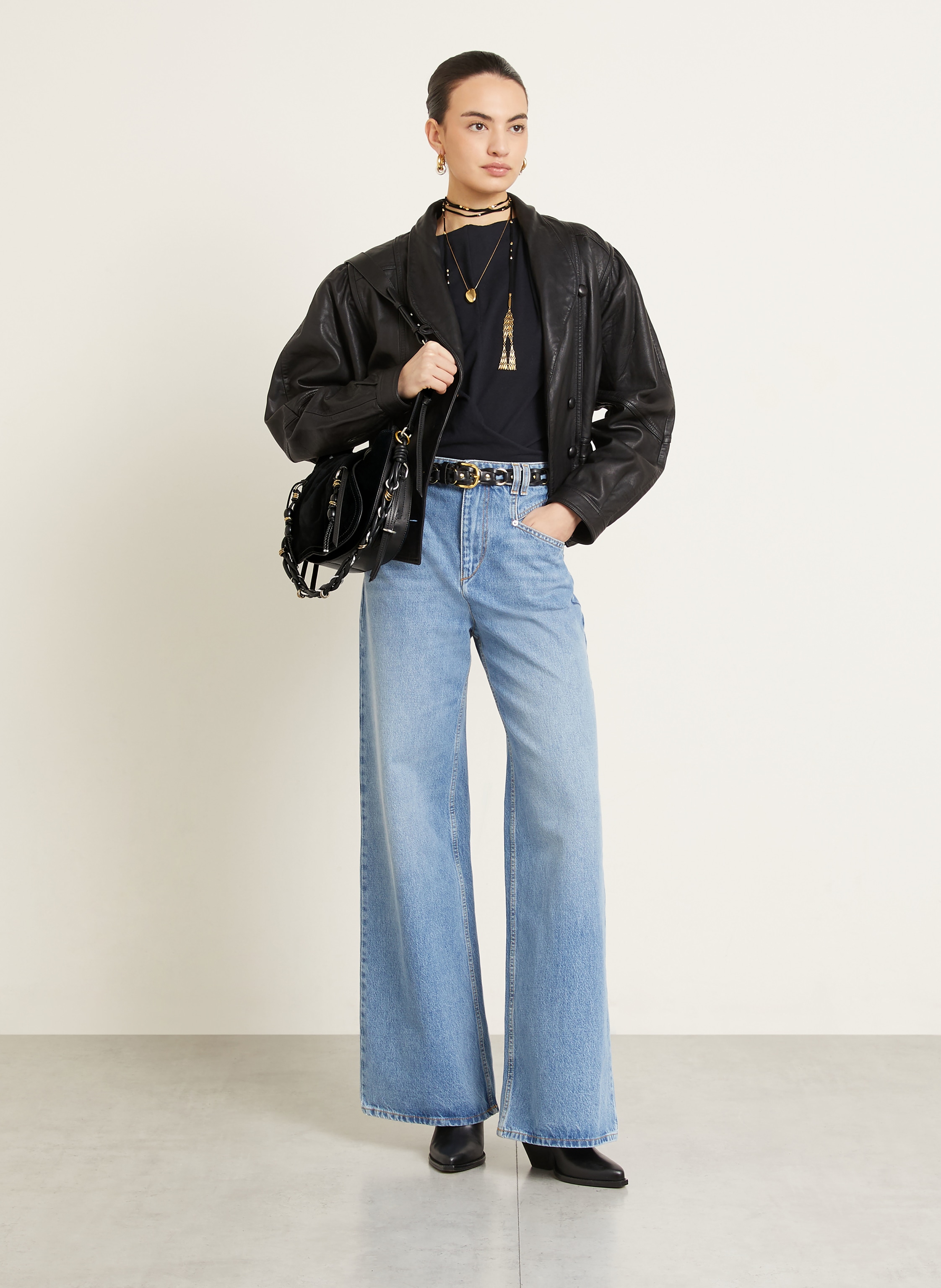 Thumbnail - Isabel Marant Schultertasche Bolton schwarz