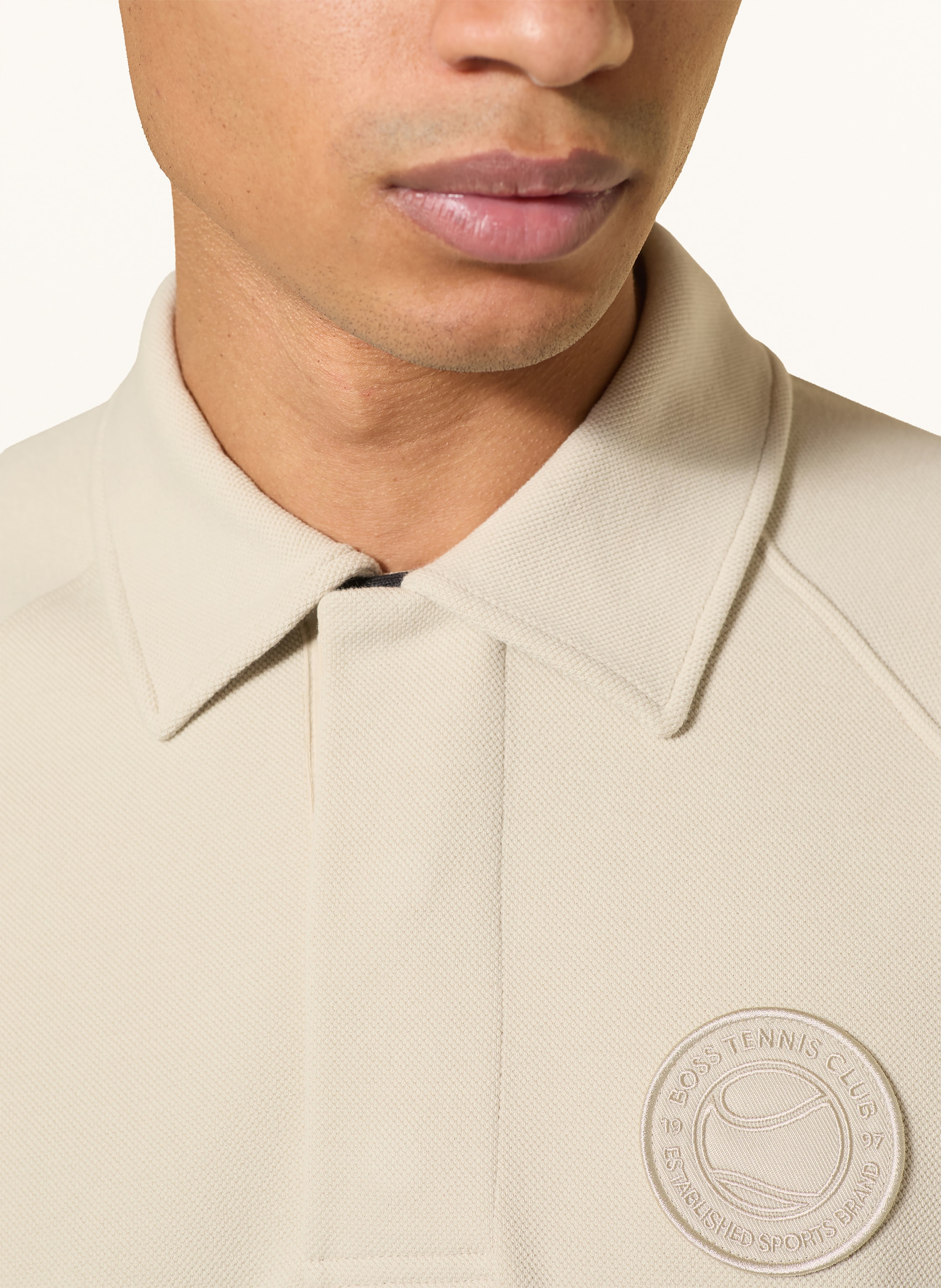 Thumbnail - Boss Piqué-Poloshirt Join beige