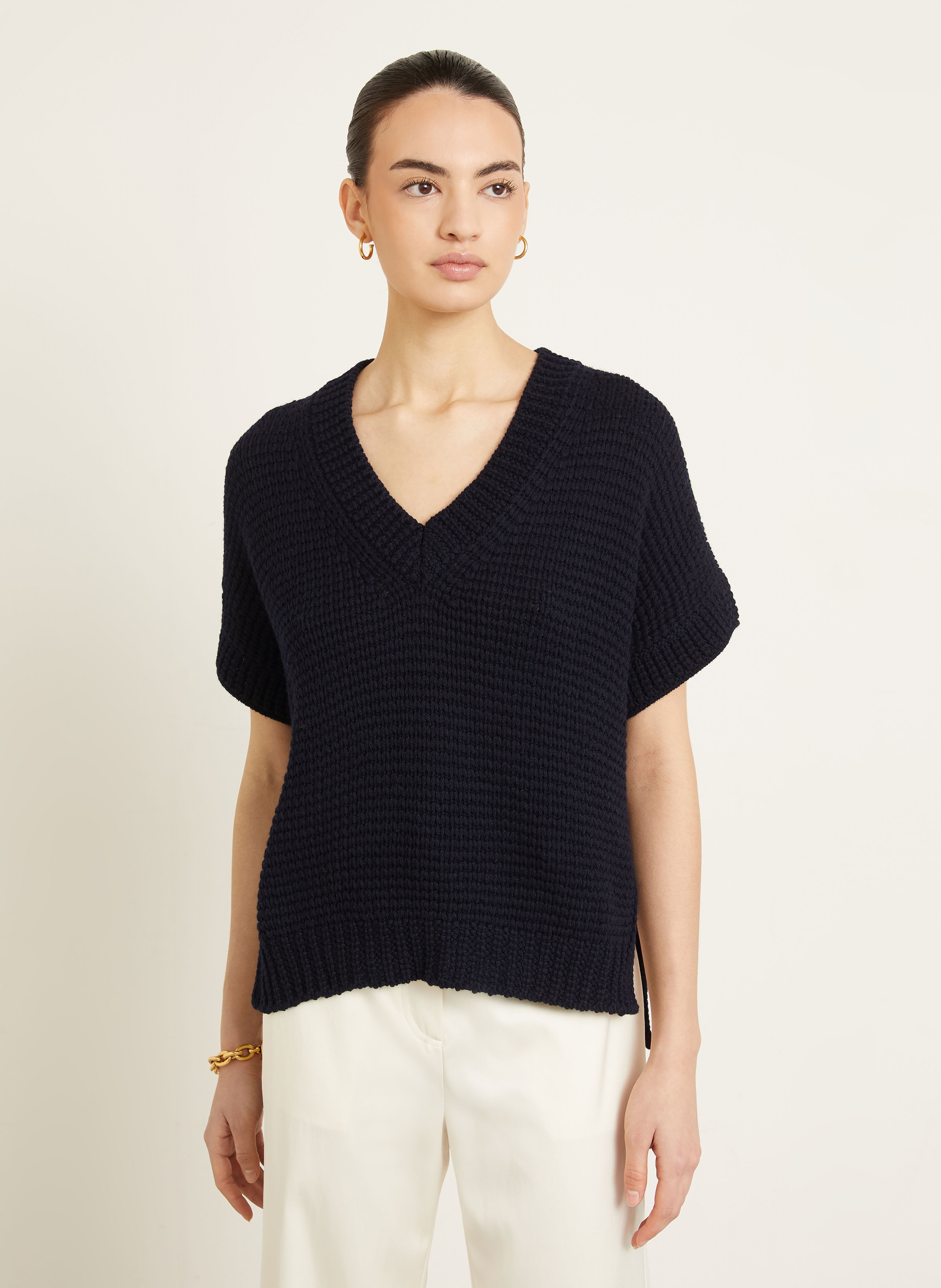 Thumbnail - Iris Von Arnim Strickshirt Marcelline blau