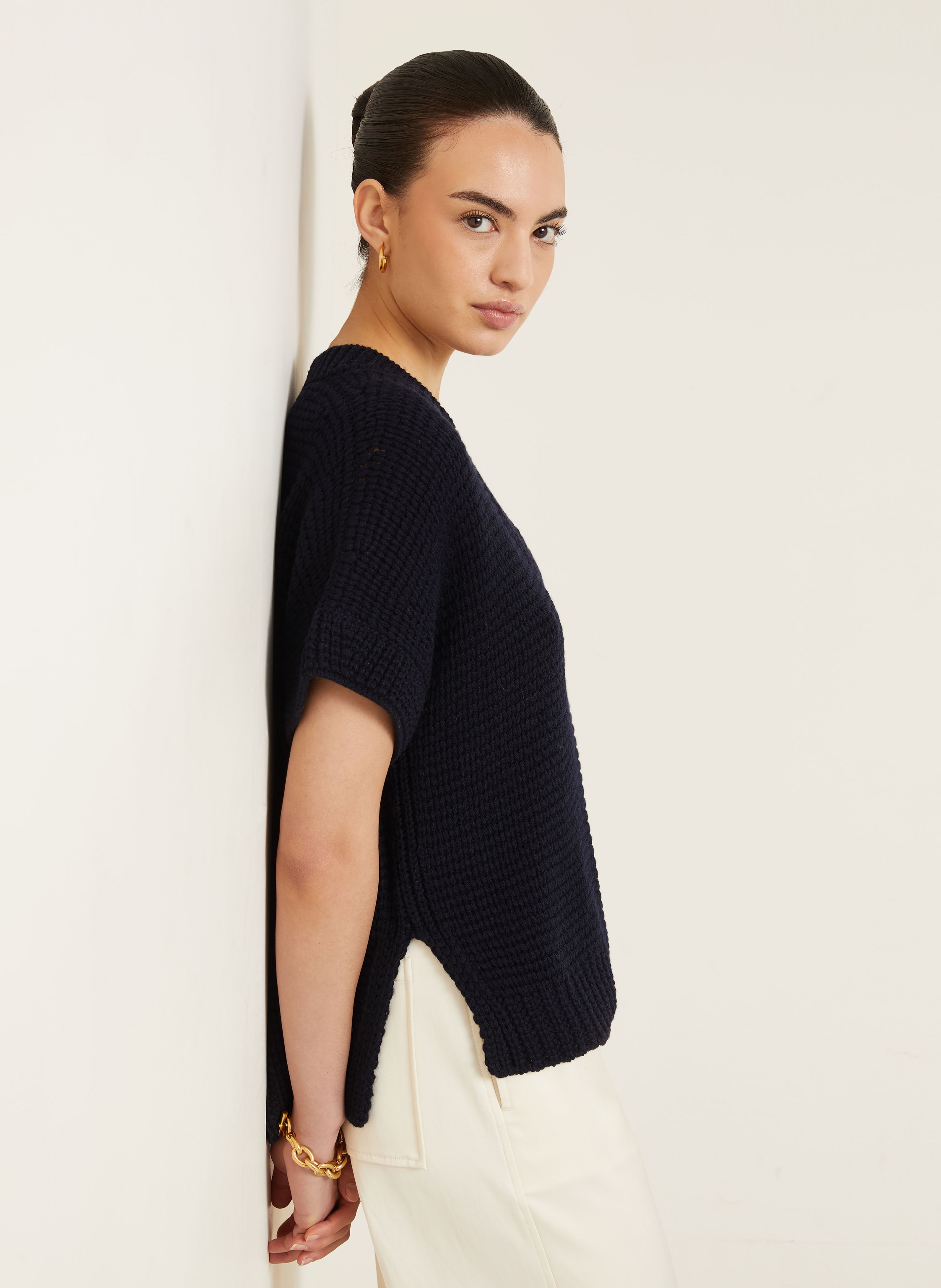 Thumbnail - Iris Von Arnim Strickshirt Marcelline blau