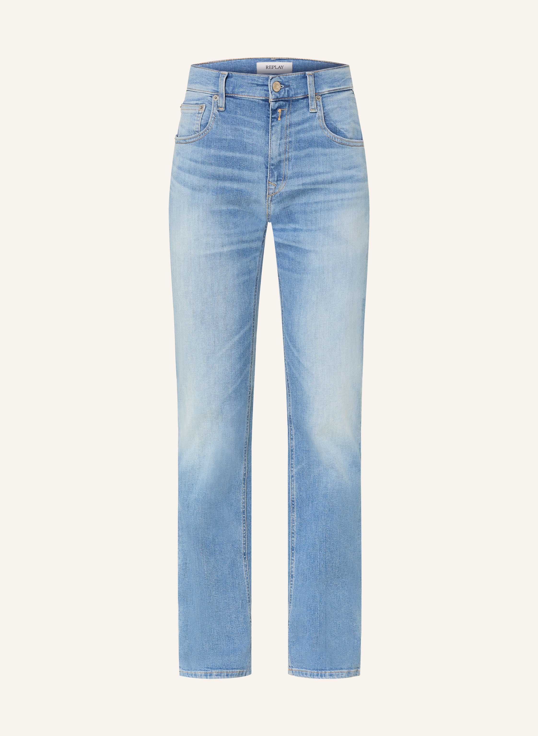 Replay Straight Jeans Akeme blau