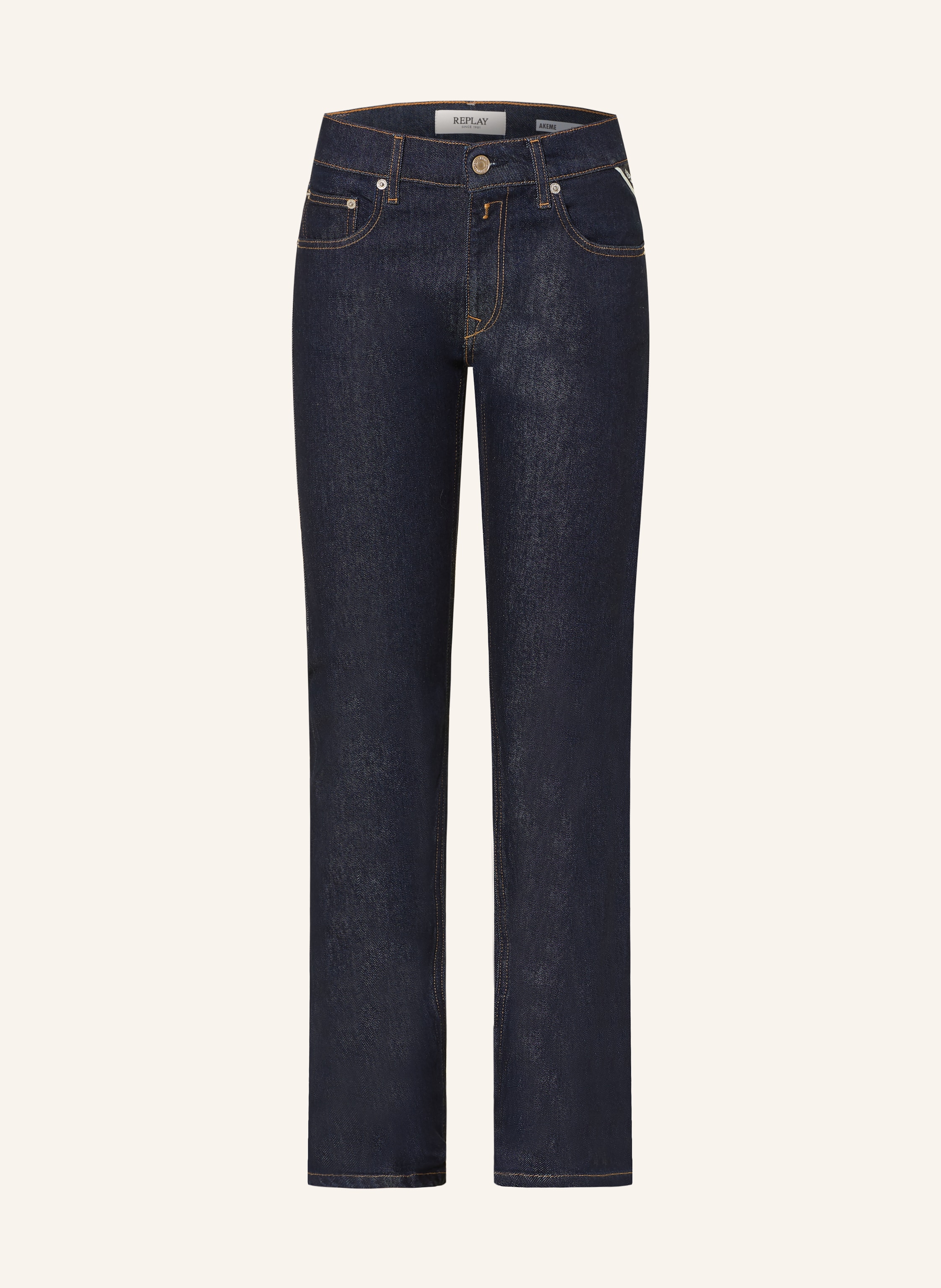 Replay Straight Jeans Akeme blau