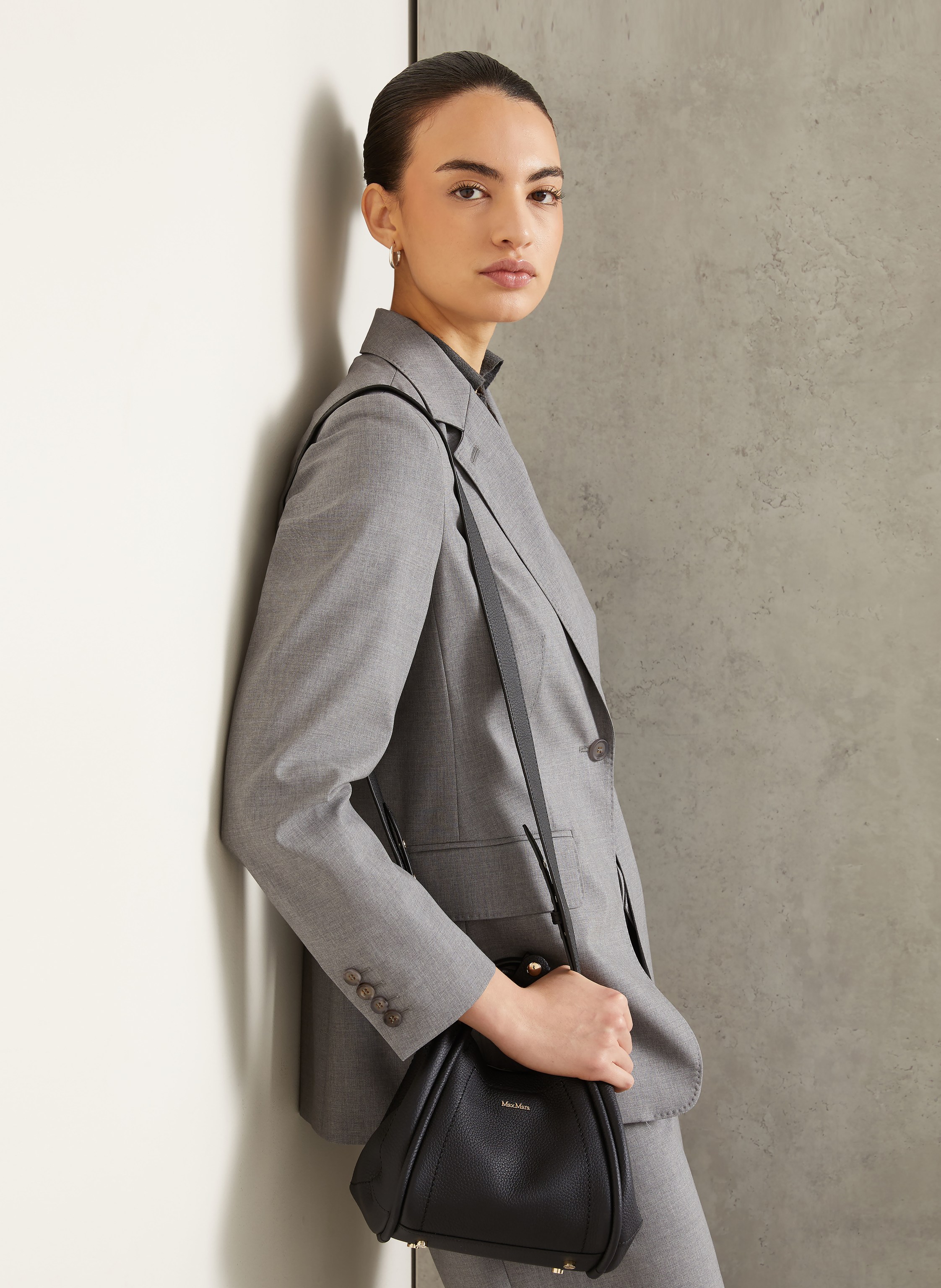 Thumbnail - Max Mara Handtasche Marine Xs schwarz