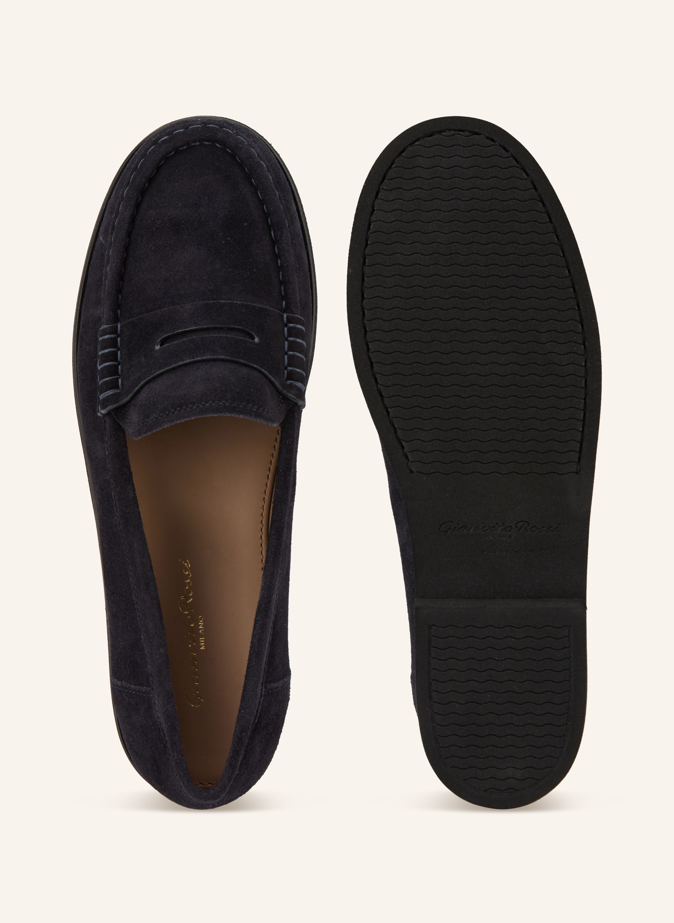 Thumbnail - Gianvito Rossi Penny-Loafer blau