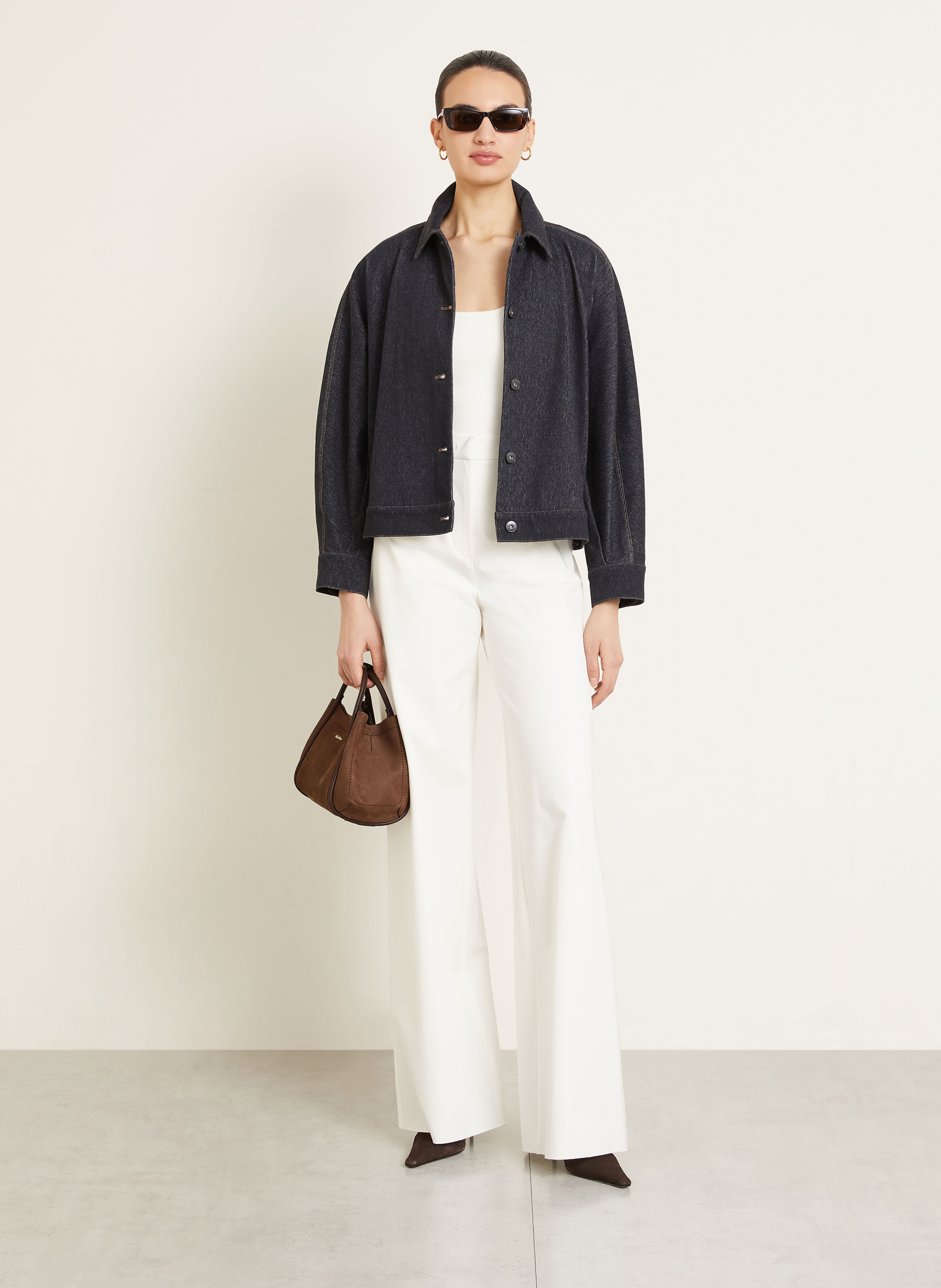 Thumbnail - Max Mara Handtasche Marine Xs braun