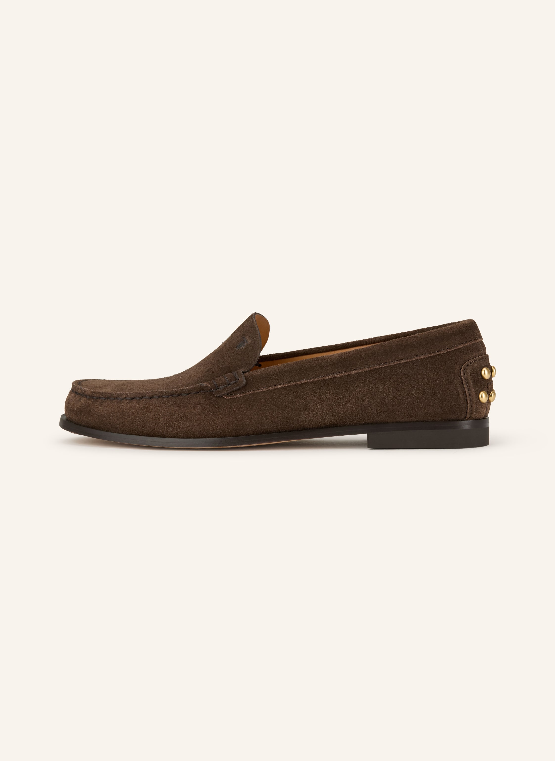 Thumbnail - Tod's Loafer Mit Nieten braun