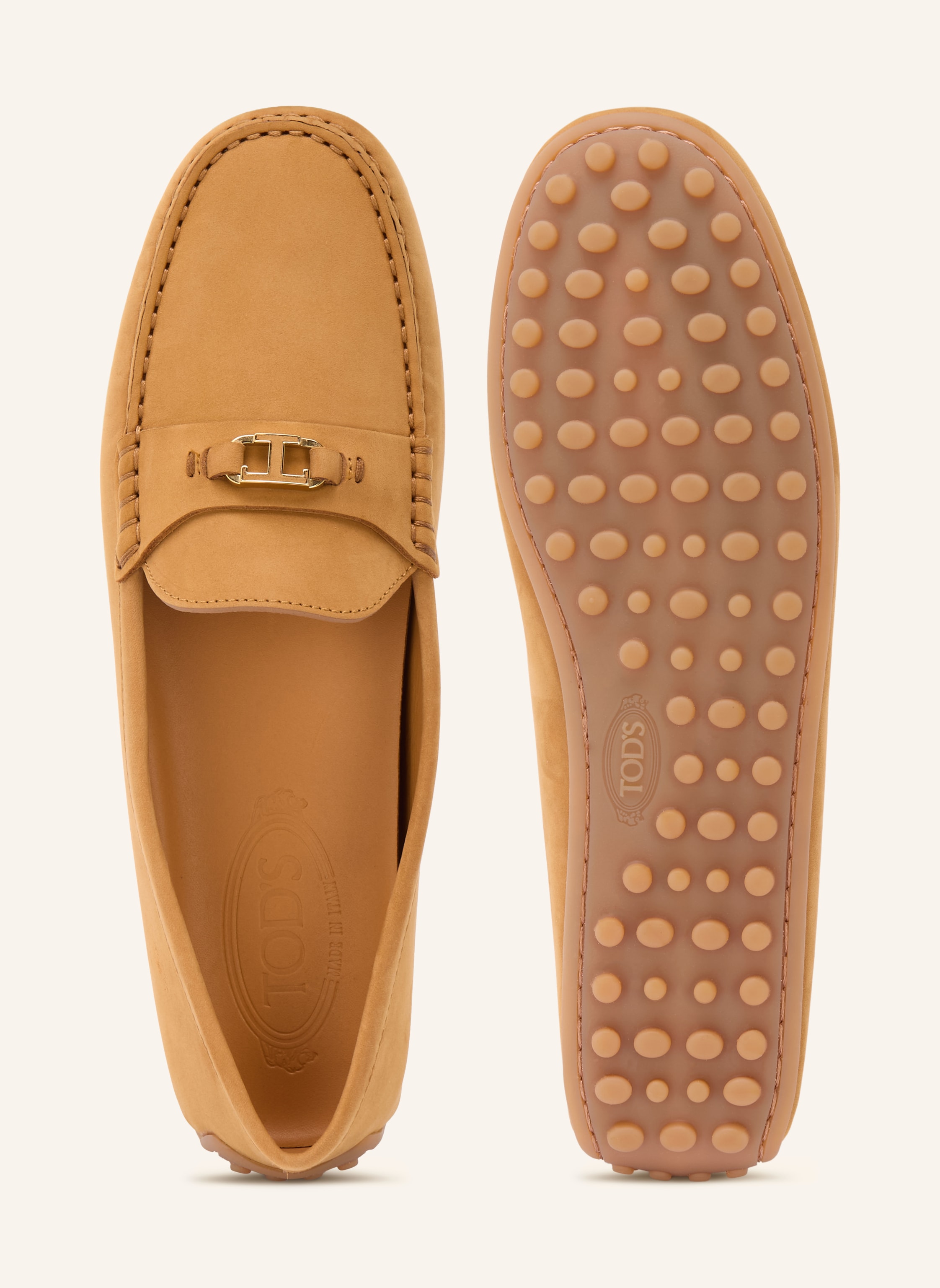 Thumbnail - Tod's Mokassins Gomma braun