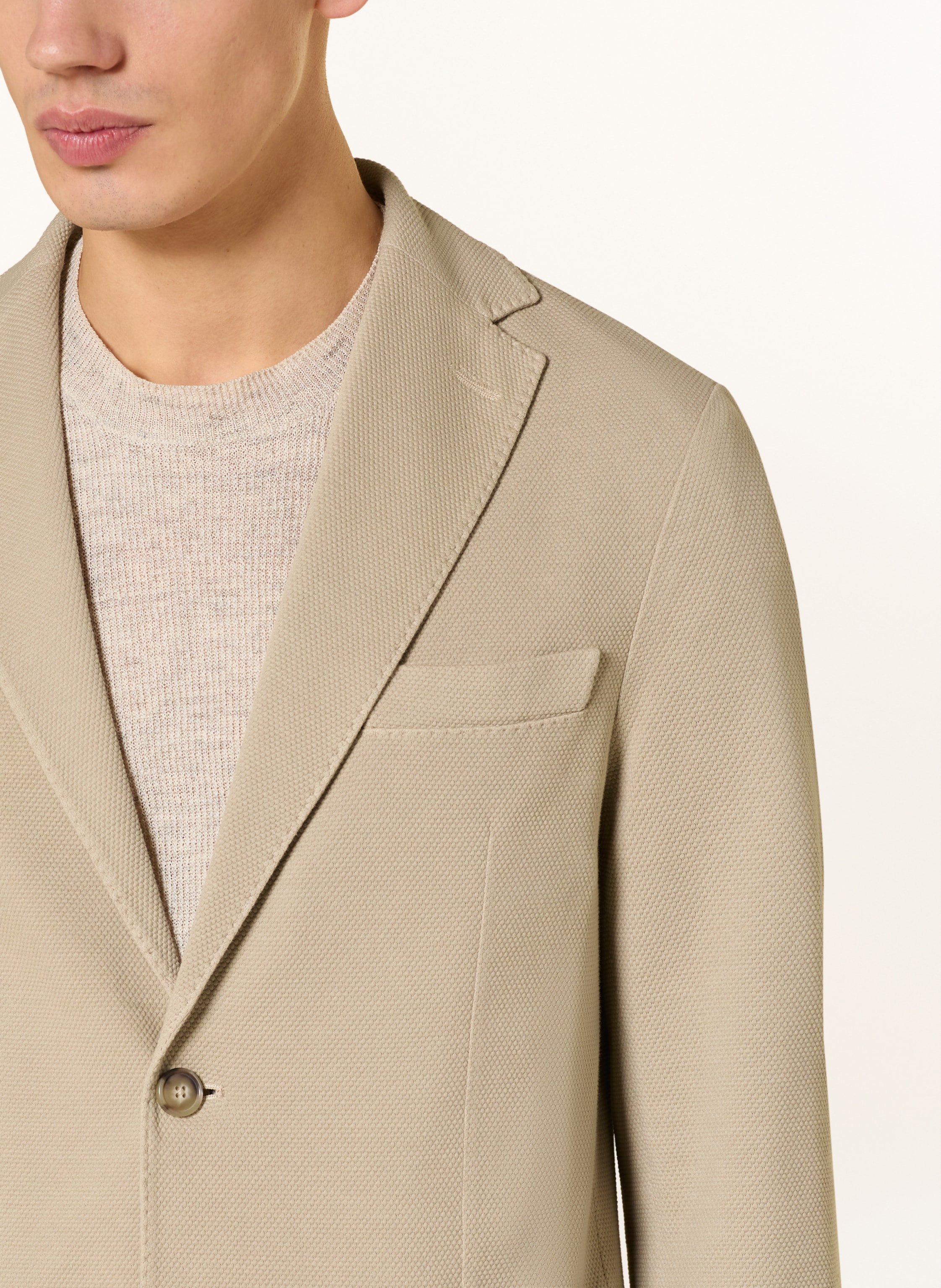 Thumbnail - Circolo 1901 Jerseysakko Slim Fit beige