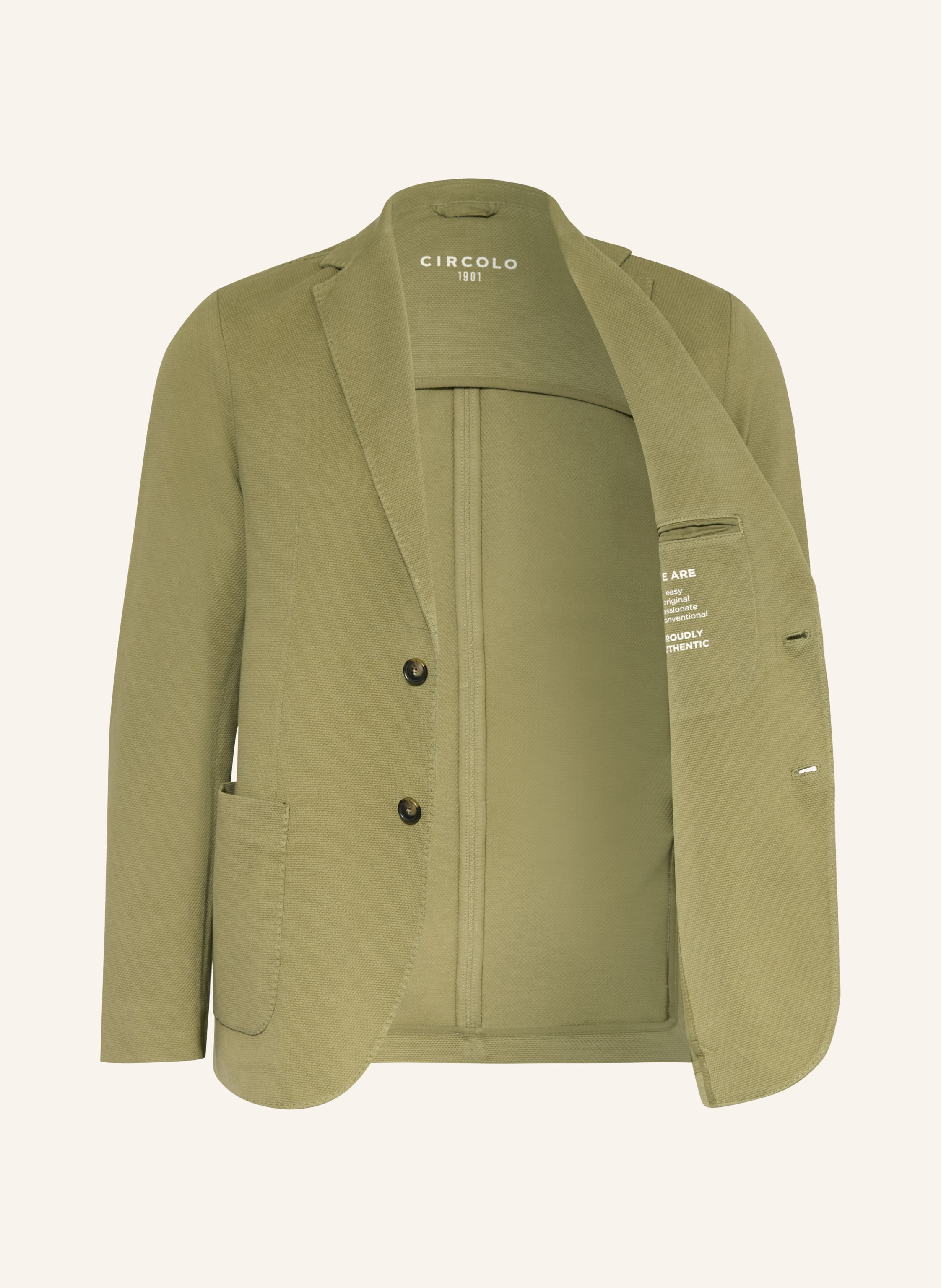 Thumbnail - Circolo 1901 Jerseysakko Slim Fit gruen