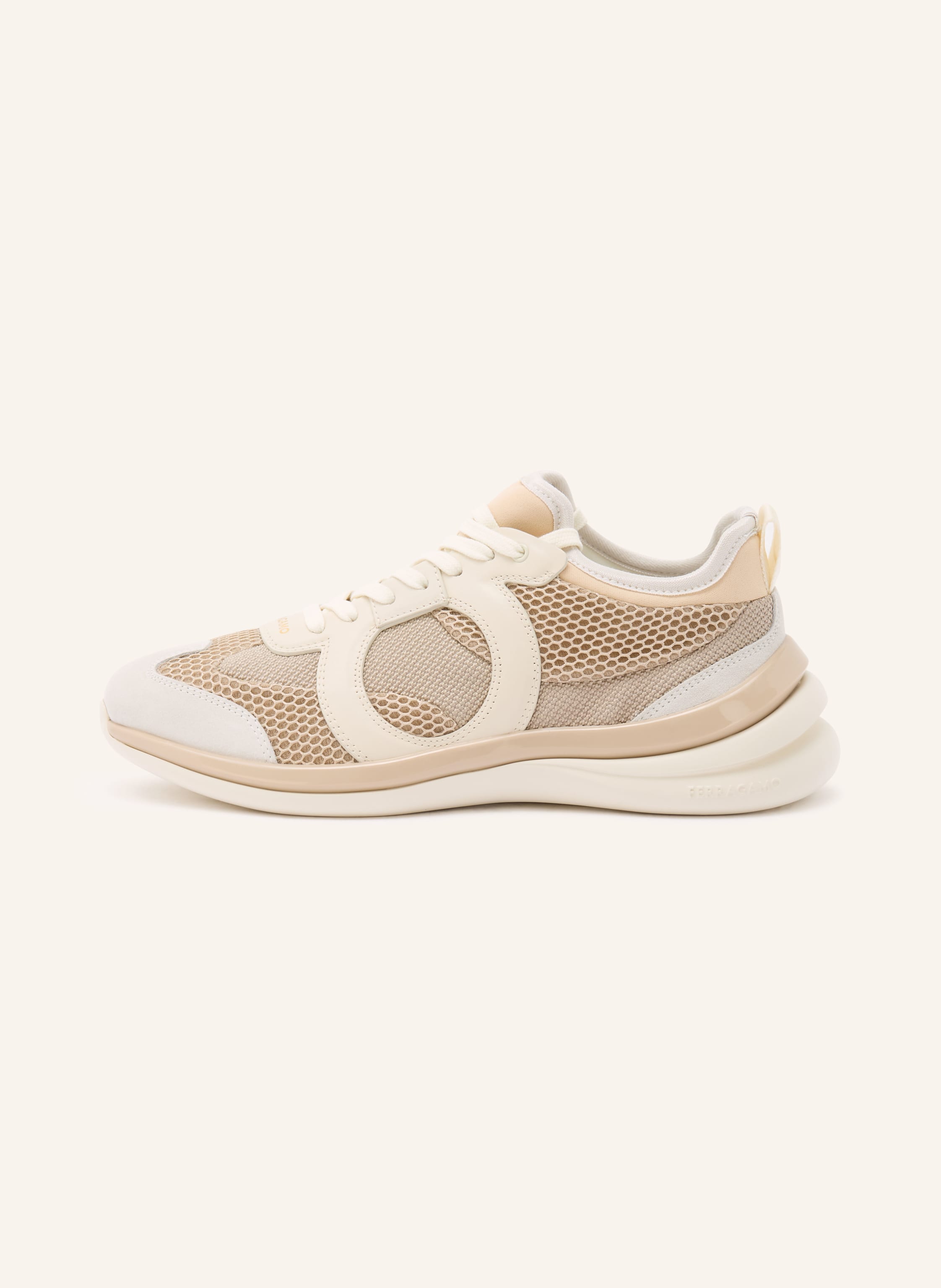 Thumbnail - Ferragamo Sneaker Timothe beige