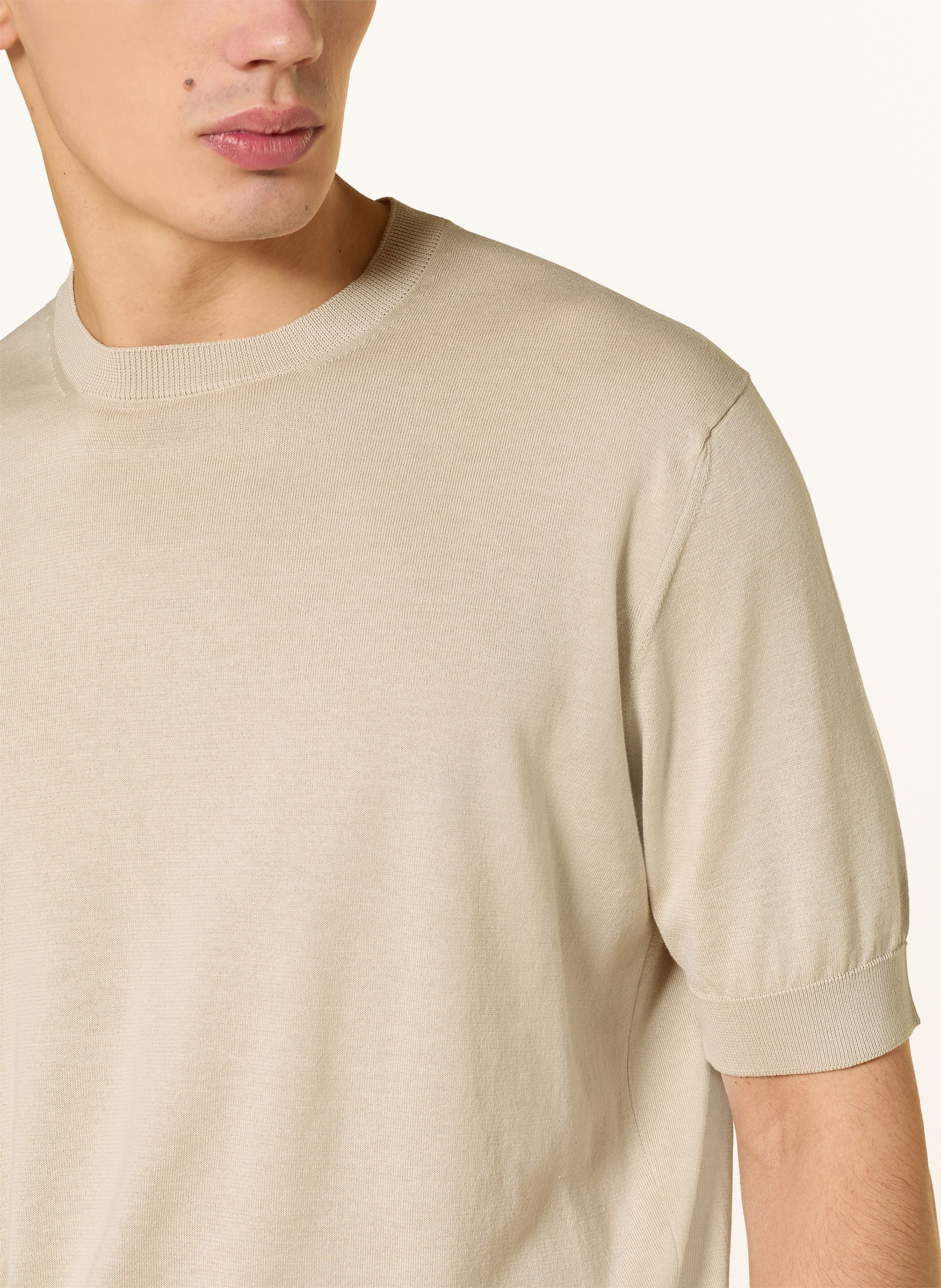 Thumbnail - Lardini Strickshirt beige