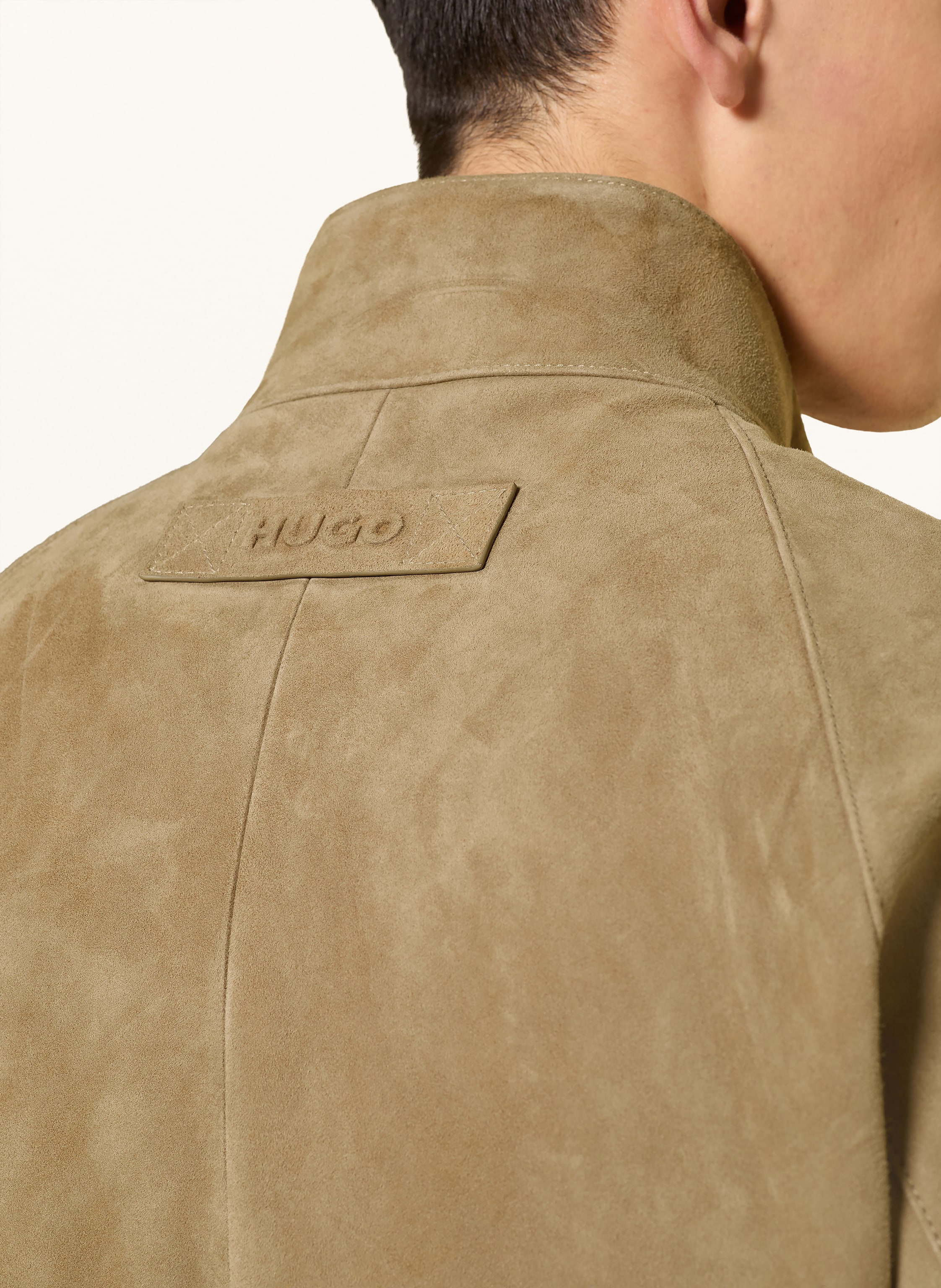 Thumbnail - Hugo Lederjacke Loridge beige