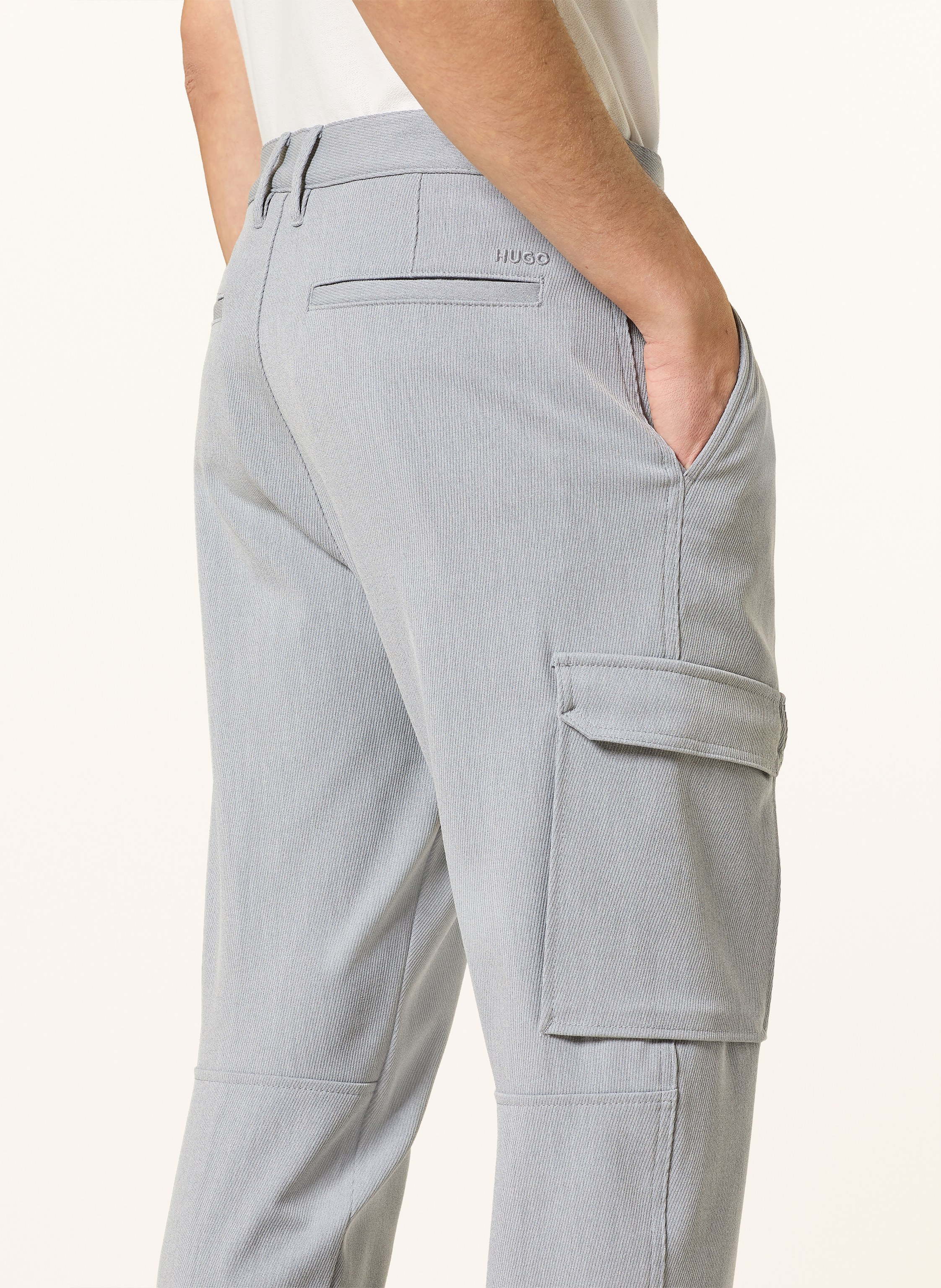 Thumbnail - Hugo Cargohose Glavin Slim Fit grau