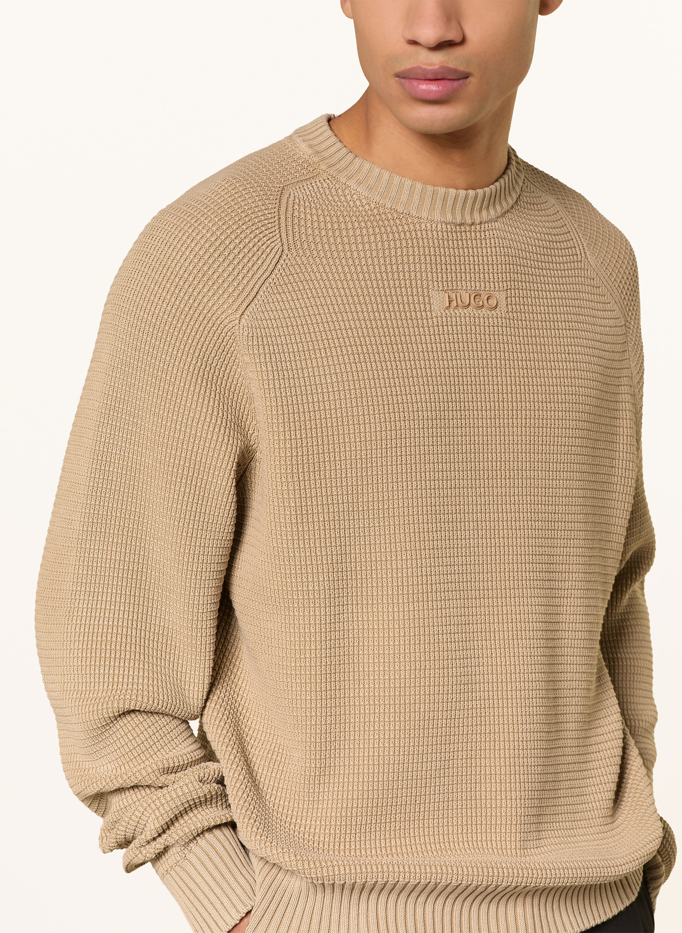 Thumbnail - Hugo Pullover Swayne beige