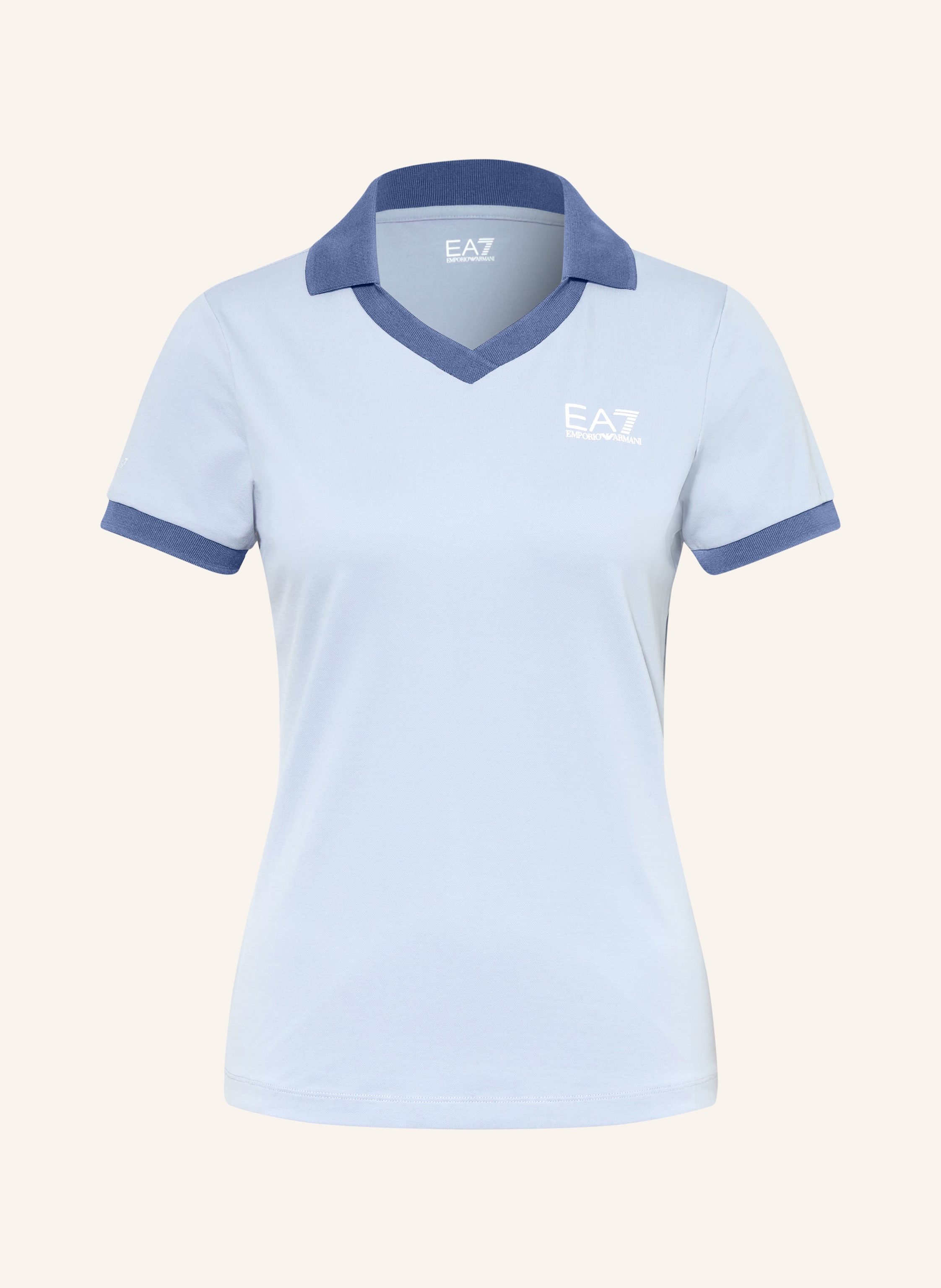 ea7 Emporio Armani Funktions-Poloshirt Tennis Pro blau