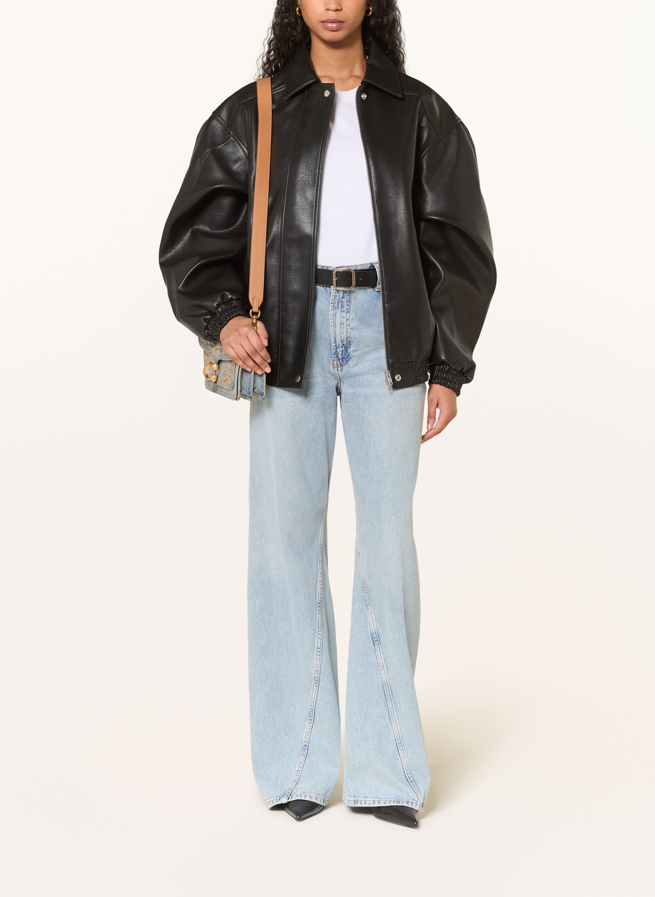 Thumbnail - Coach Schultertasche Tabby Mit Schmucksteinen blau