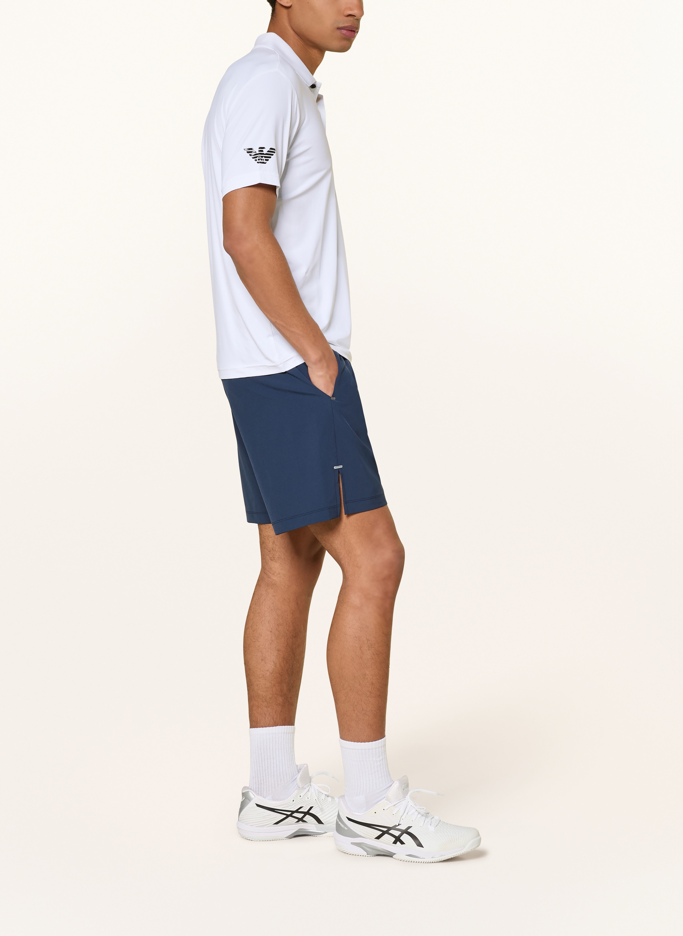 Thumbnail - ea7 Emporio Armani Tennisshorts blau