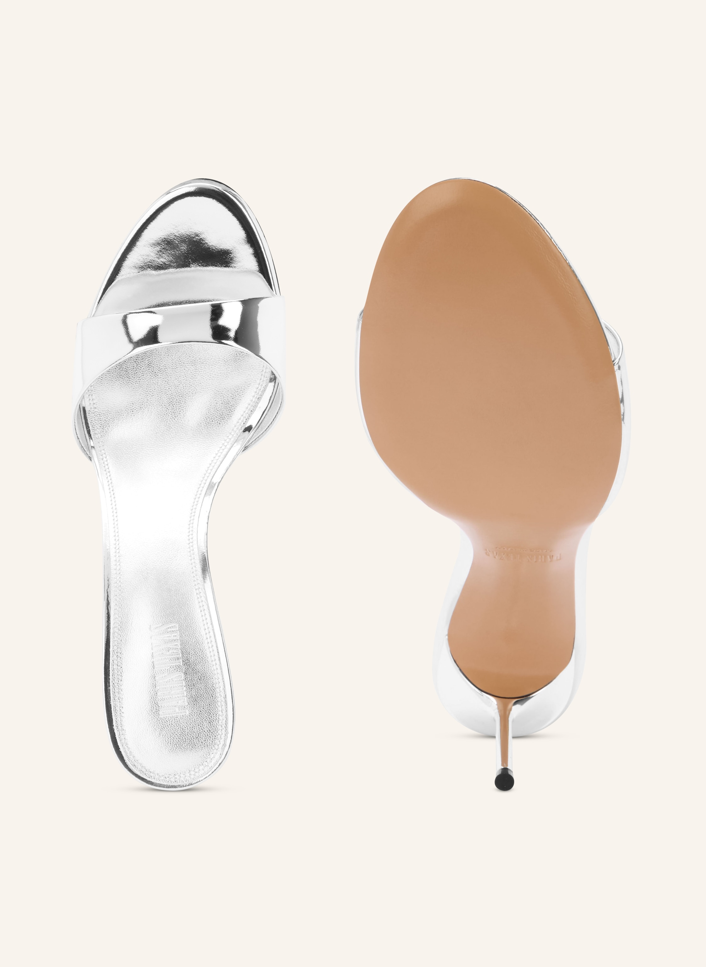 Thumbnail - Paris Texas Mules Lidia silber