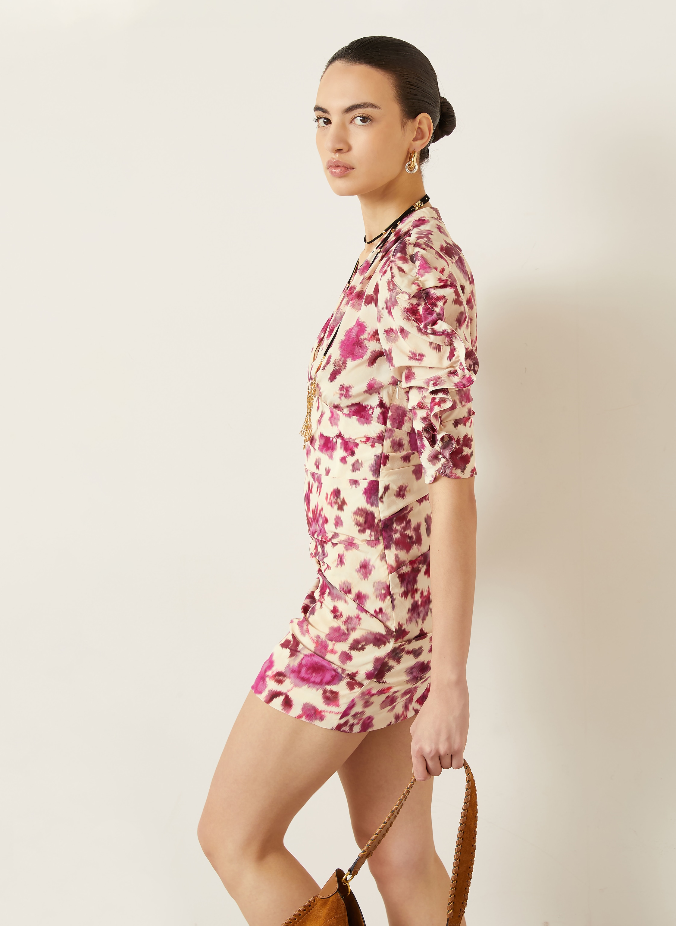 Thumbnail - Isabel Marant Cocktailkleid Doris Aus Seide rosa