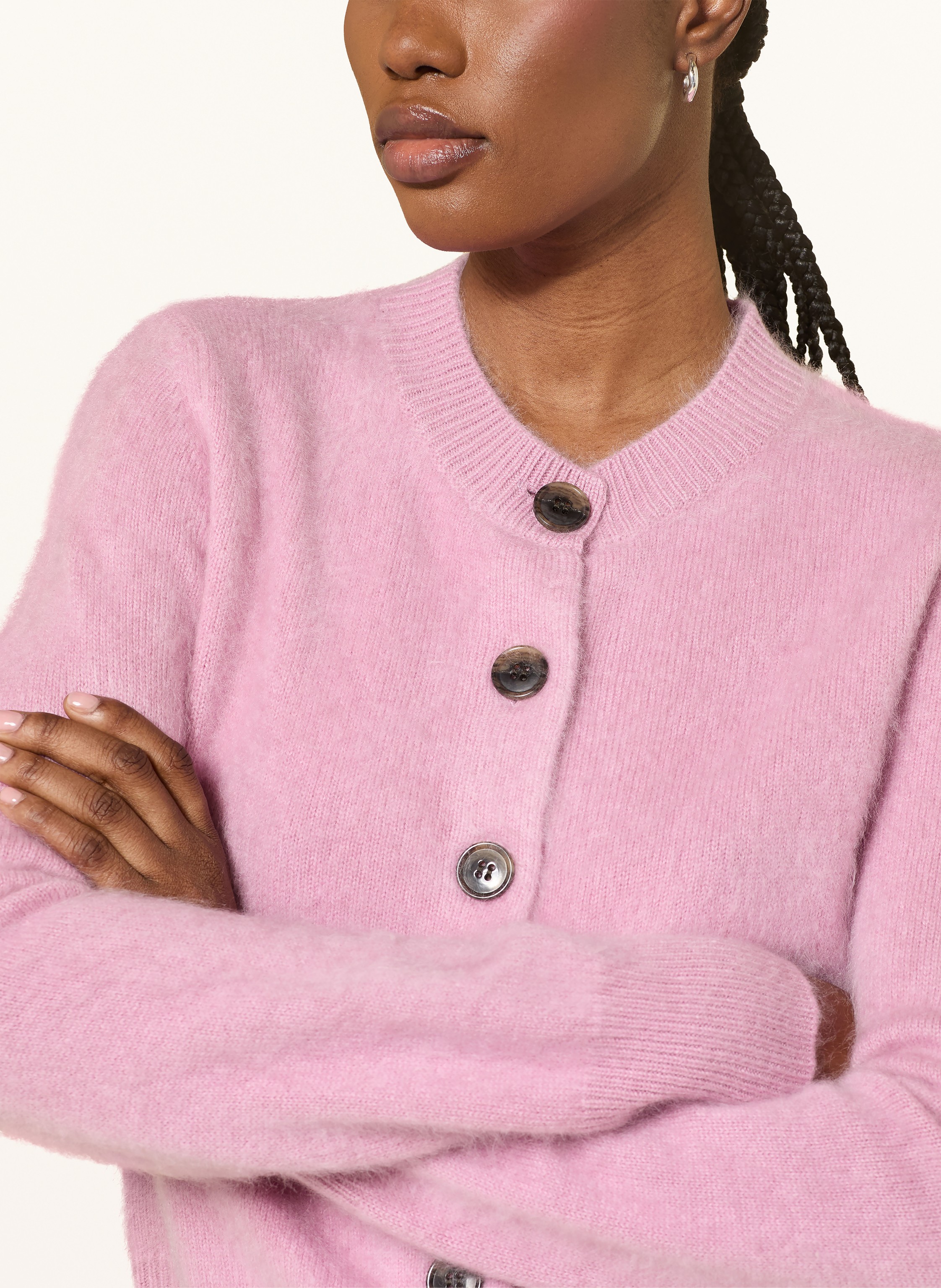 Thumbnail - Lisa Yang Strickjacke Aus Cashmere rosa